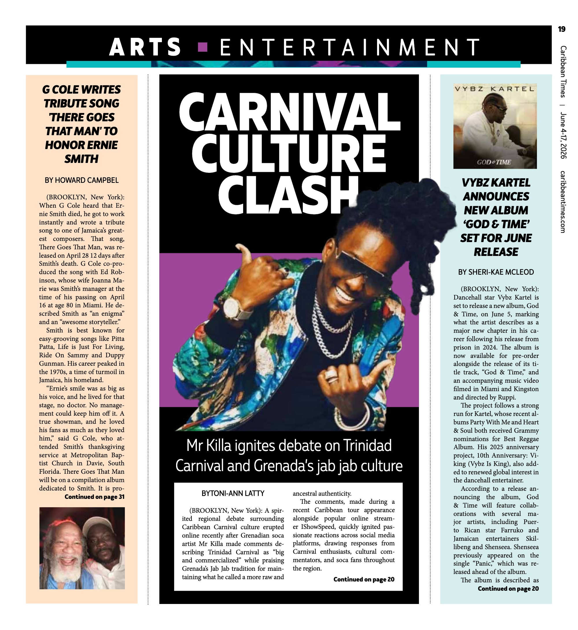 Caribbean Times News (June 3) — page 19