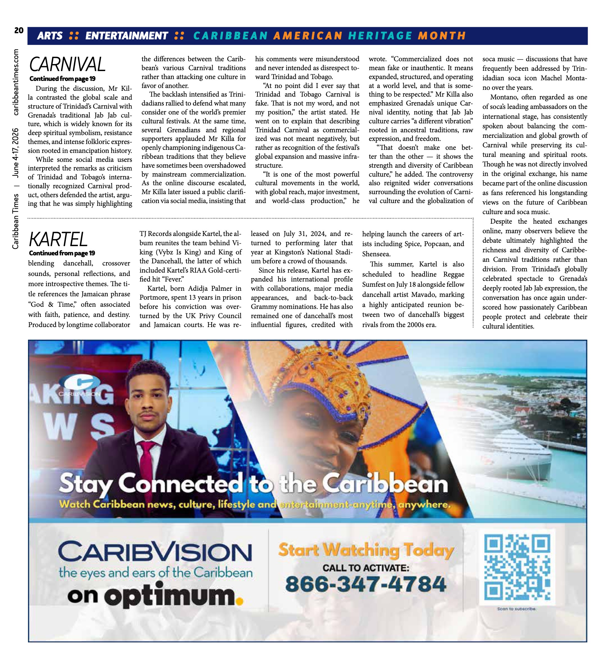 Caribbean Times News (June 3) — page 20