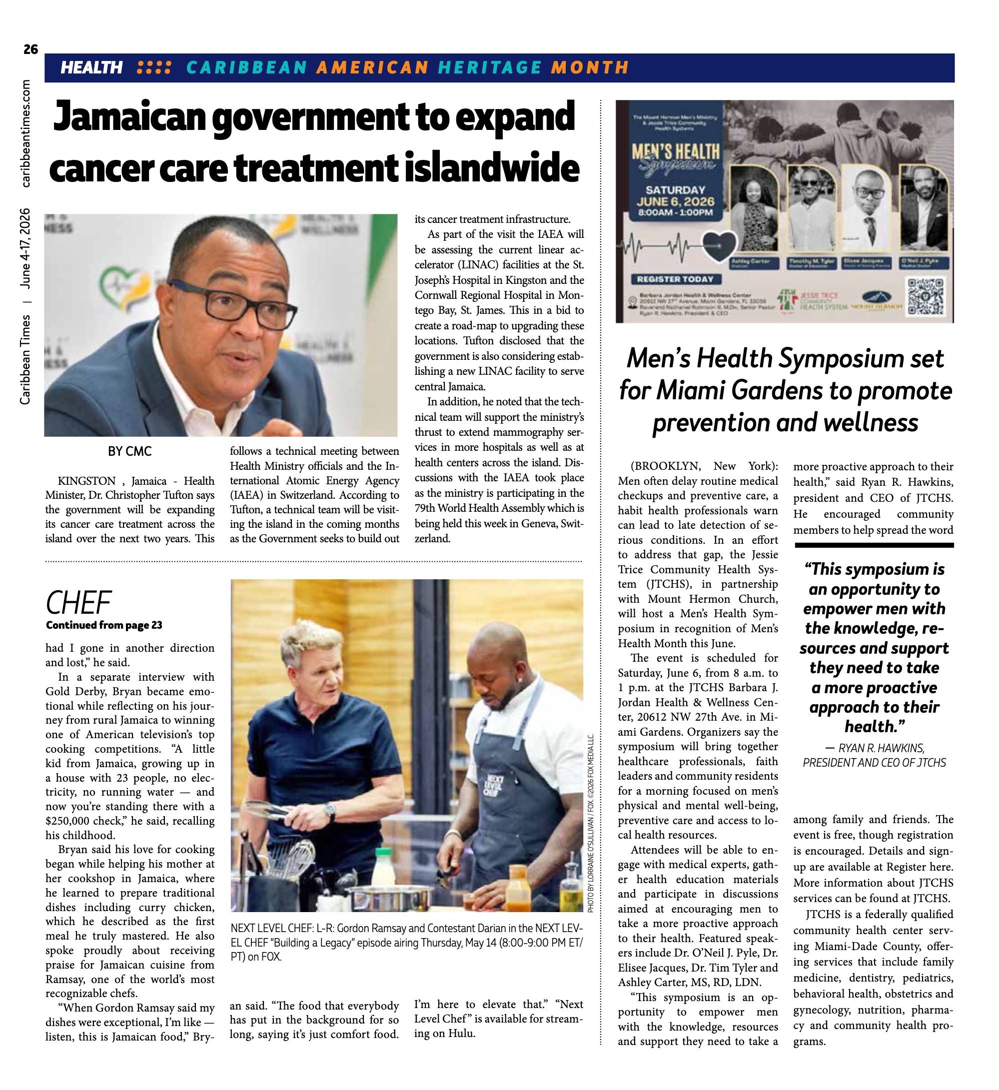 Caribbean Times News (June 3) — page 26