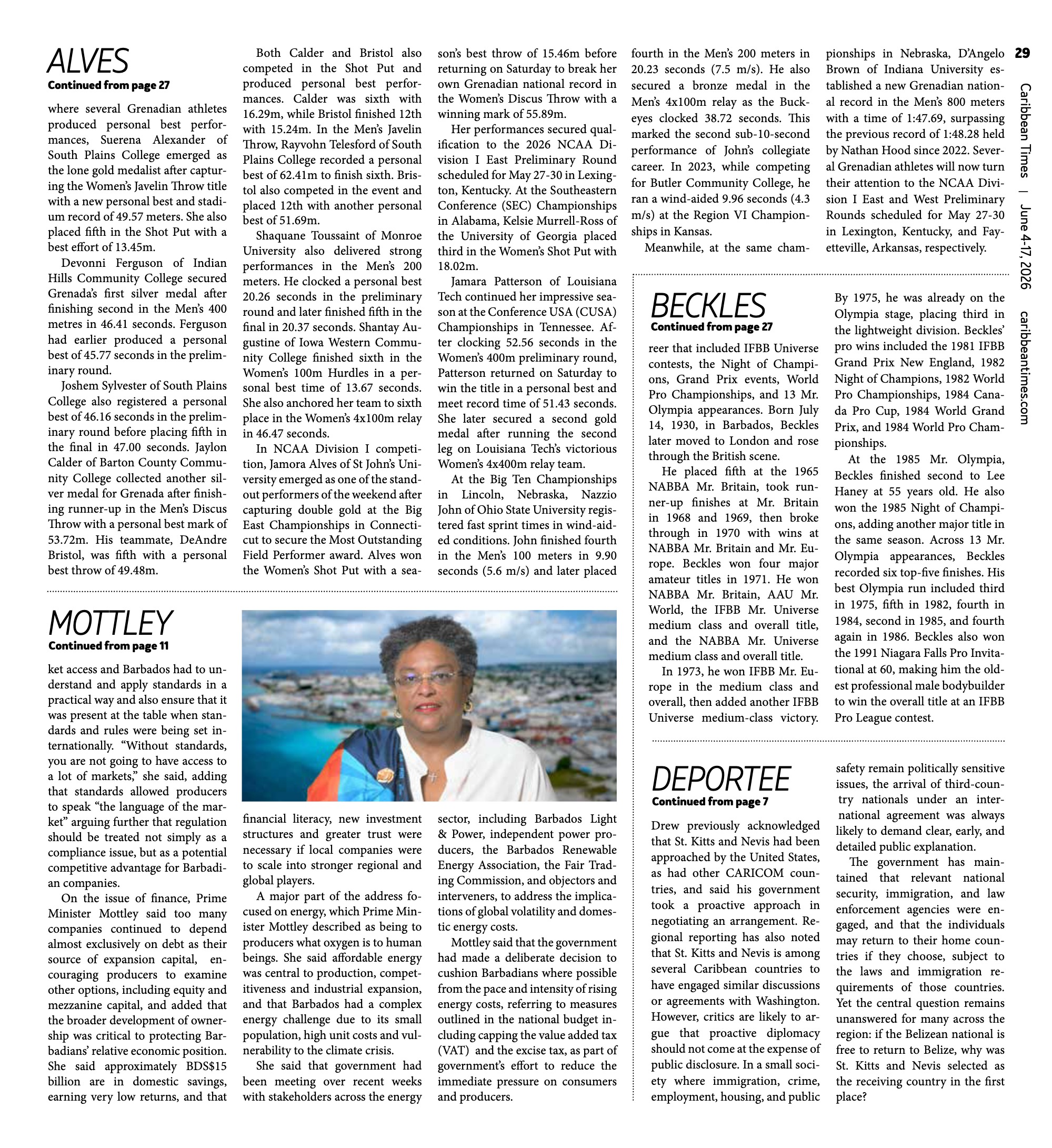 Caribbean Times News (June 3) — page 29