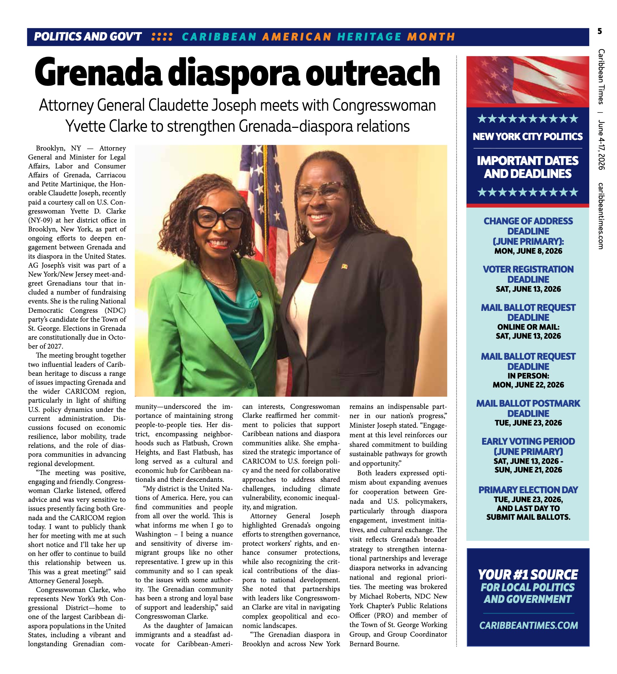 Caribbean Times News (June 3) — page 5