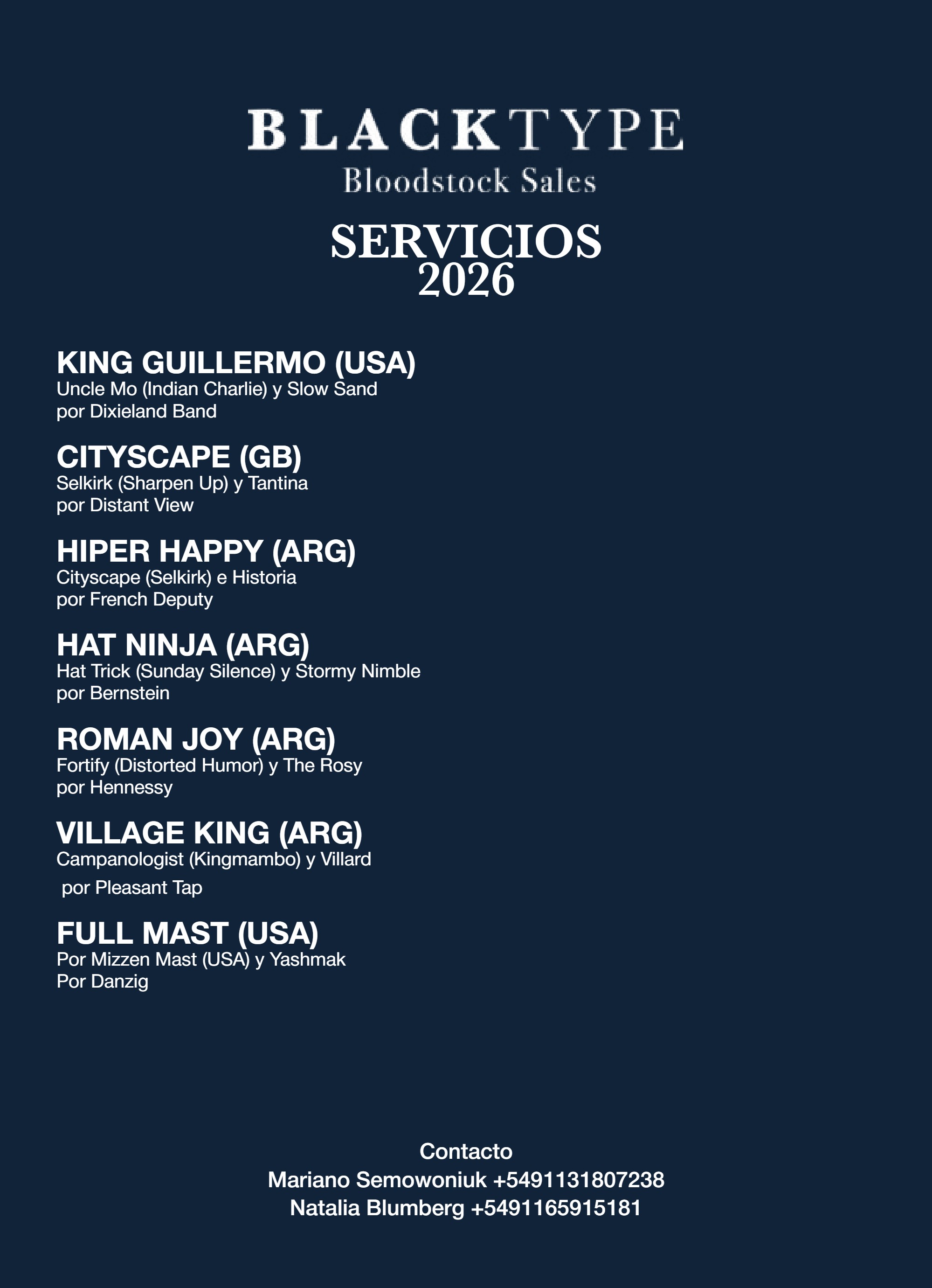 catalogo Padrillos Blacktype Bloodstock 2026 — page 3