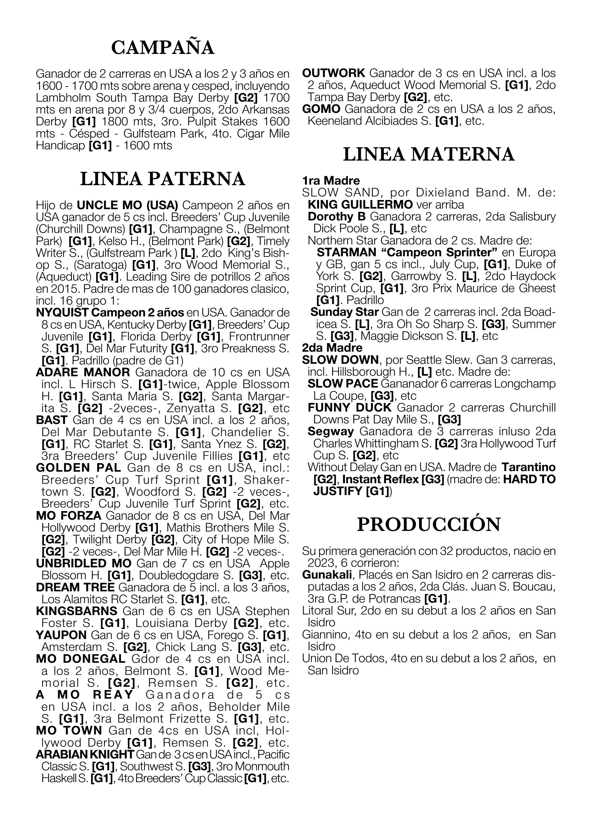 catalogo Padrillos Blacktype Bloodstock 2026 — page 5