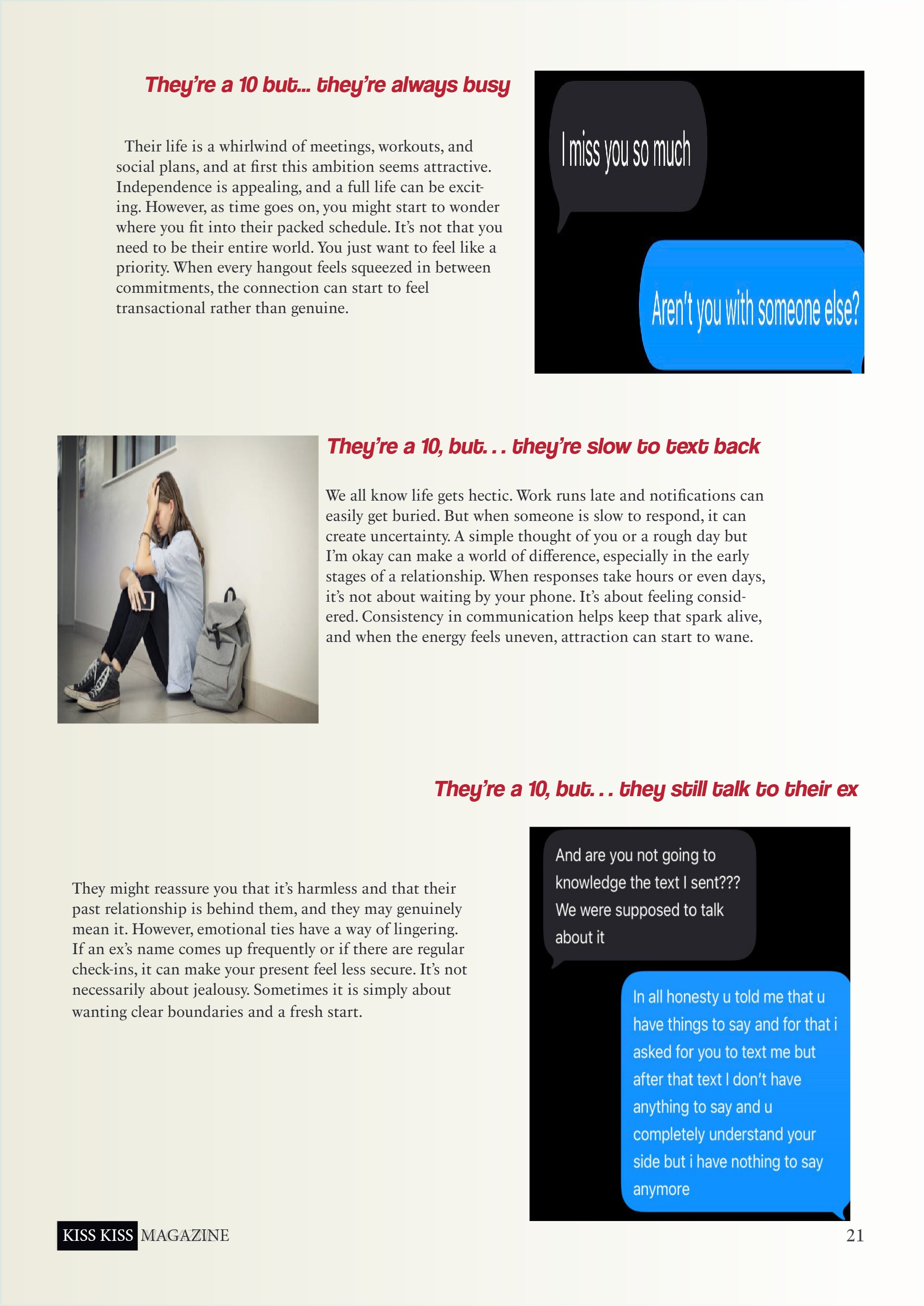 Kiss Kiss Magazine — page 21