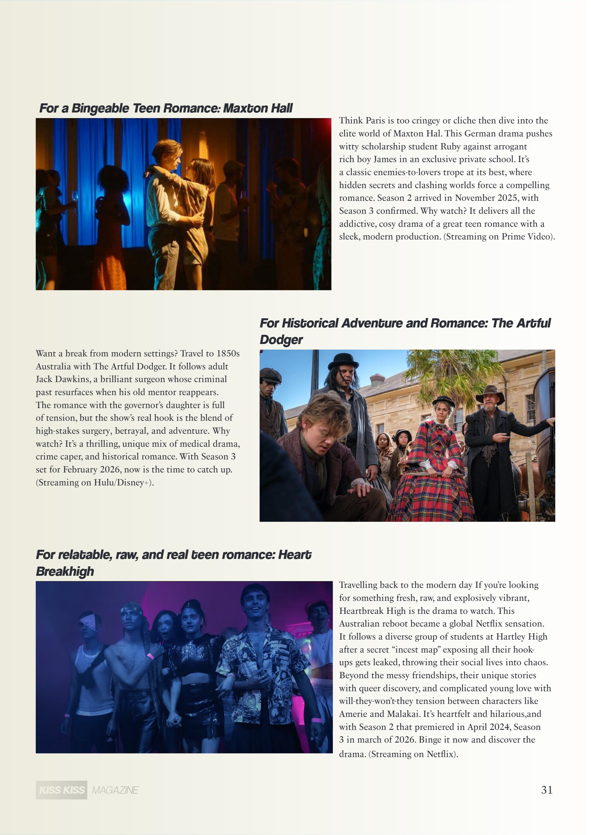 Kiss Kiss Magazine — page 31
