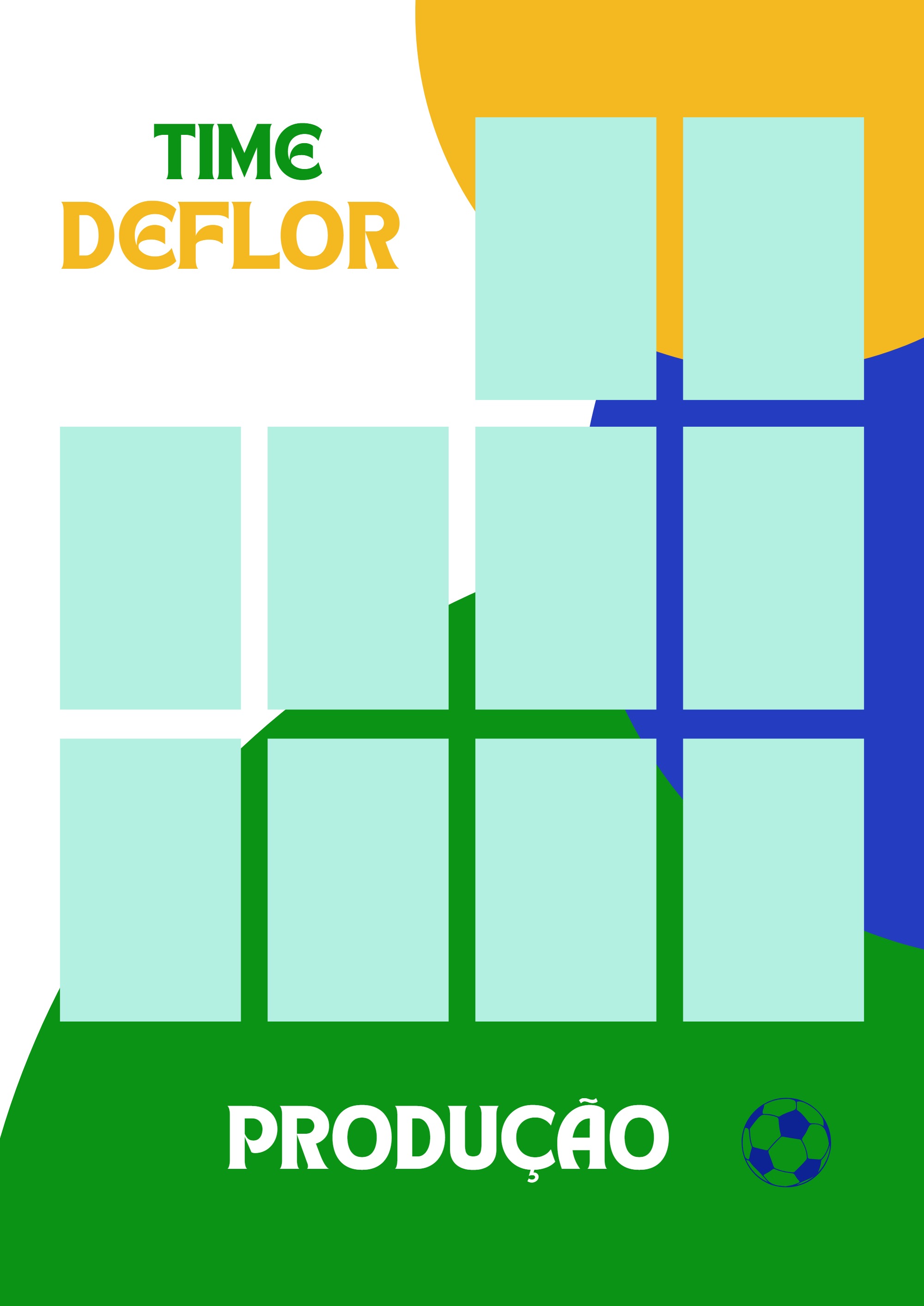 Verde Azul e Amarelo Álbum Figurinhas Campeonato Futebol Documento — page 2