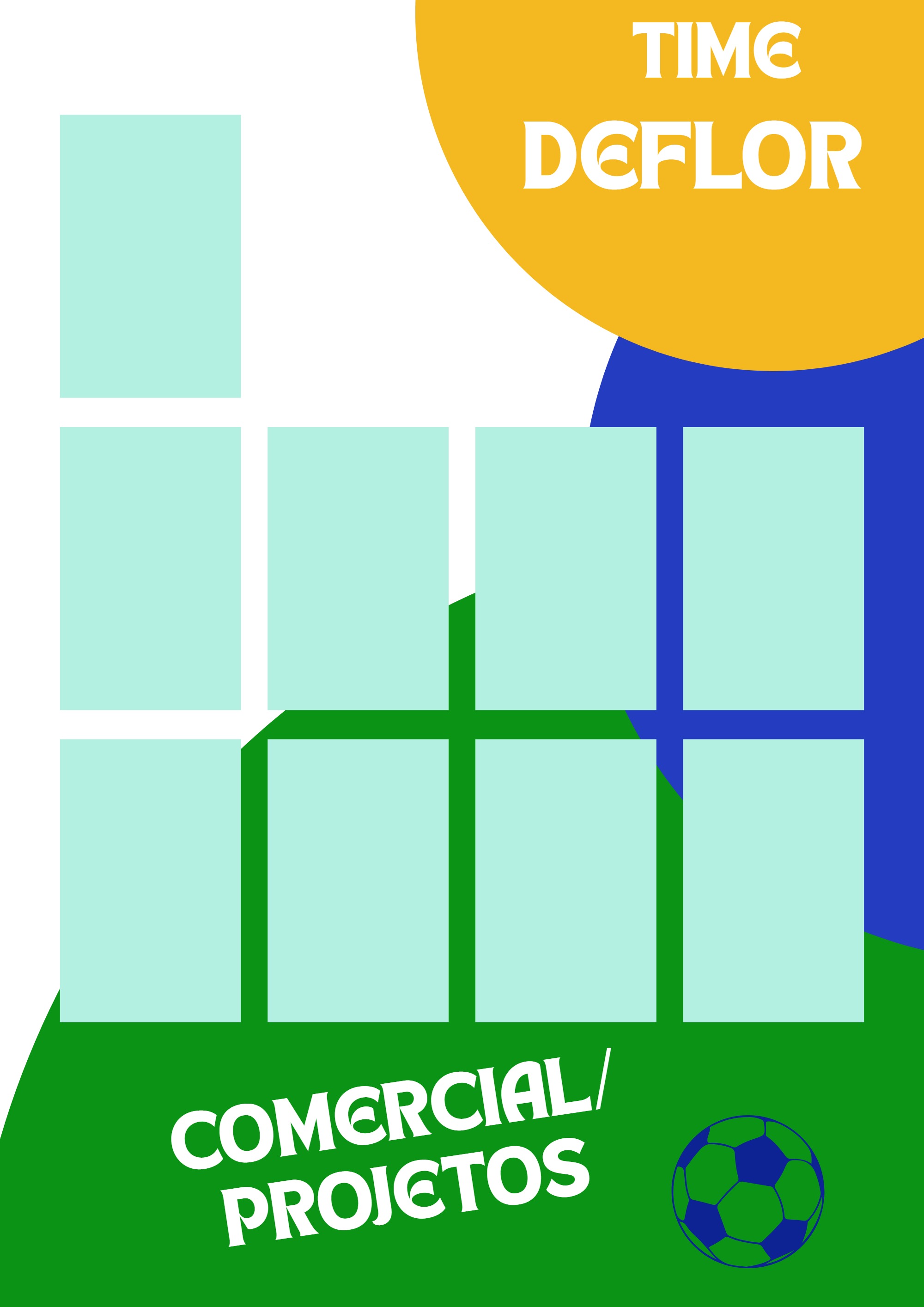 Verde Azul e Amarelo Álbum Figurinhas Campeonato Futebol Documento — page 4