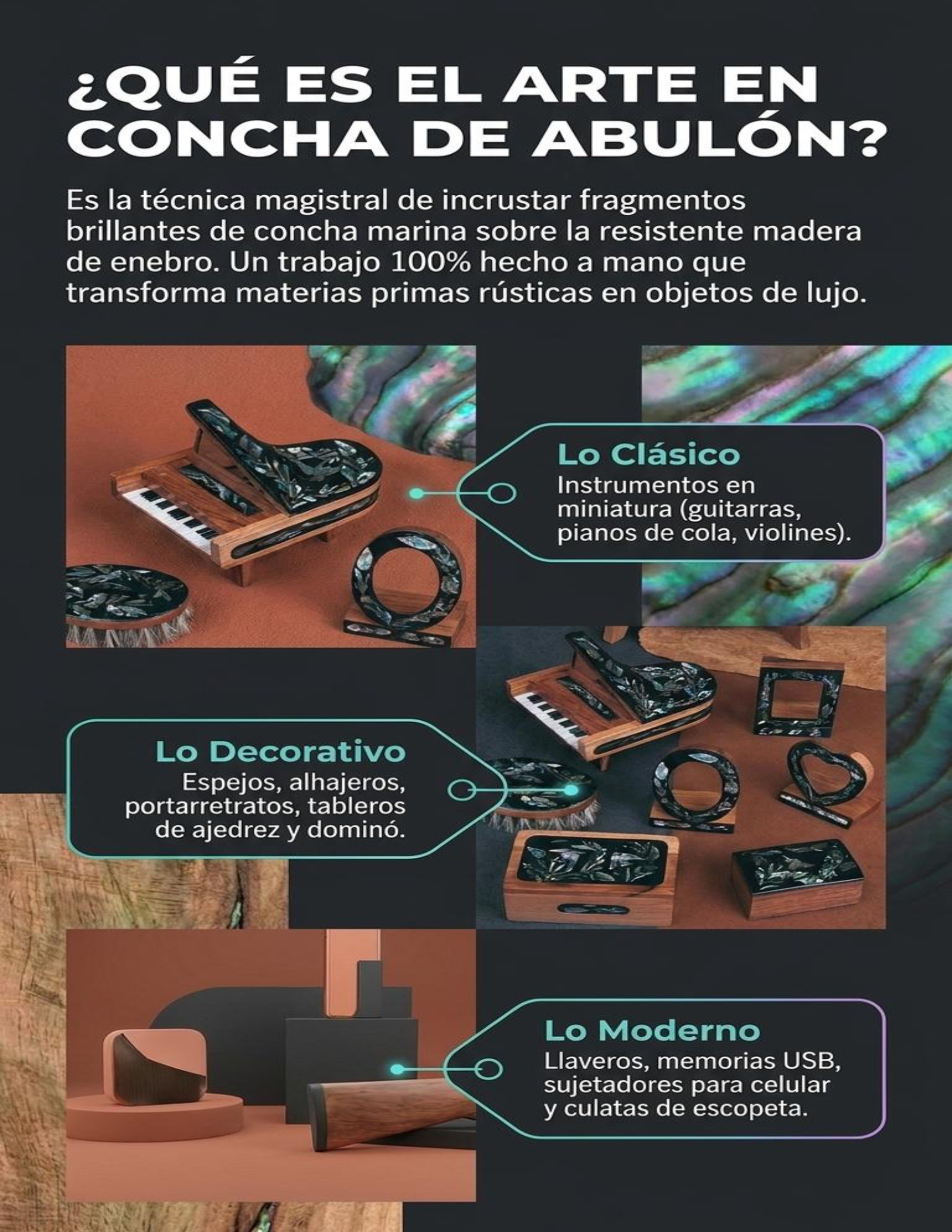 Trabajo Artesanal la Concha de Abulon — page 3