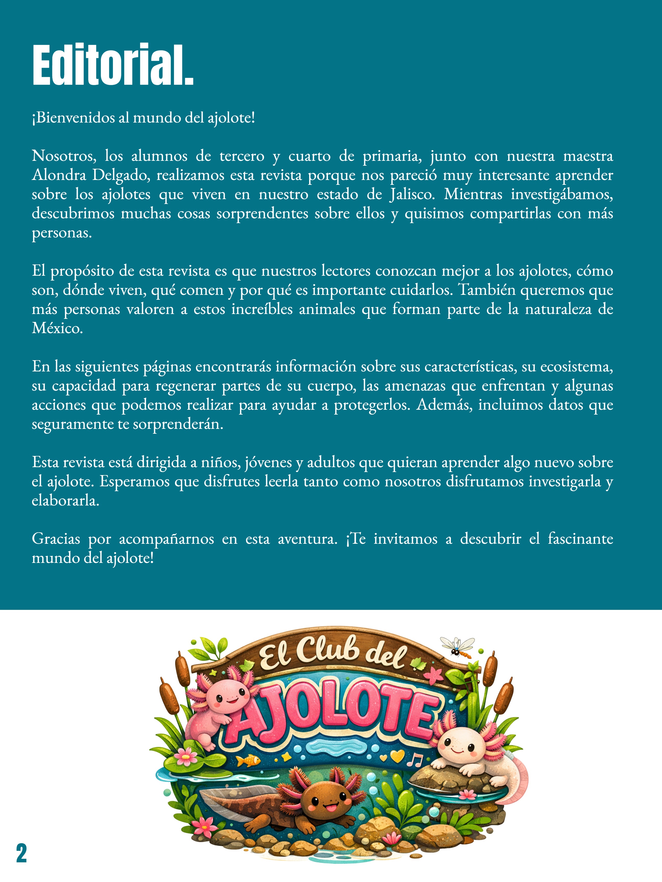 _REVISTA El club del ajolote. — page 2