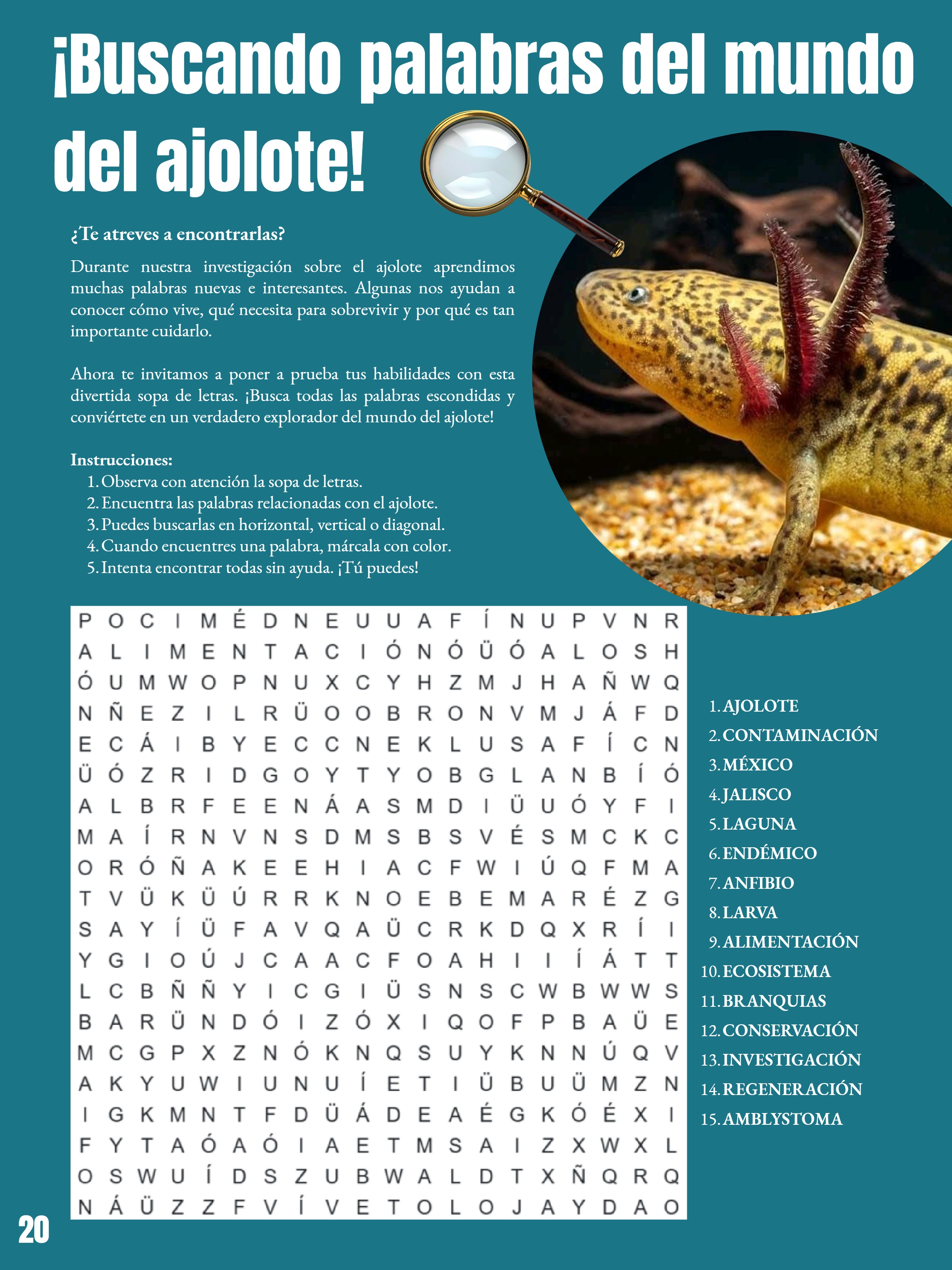 _REVISTA El club del ajolote. — page 20