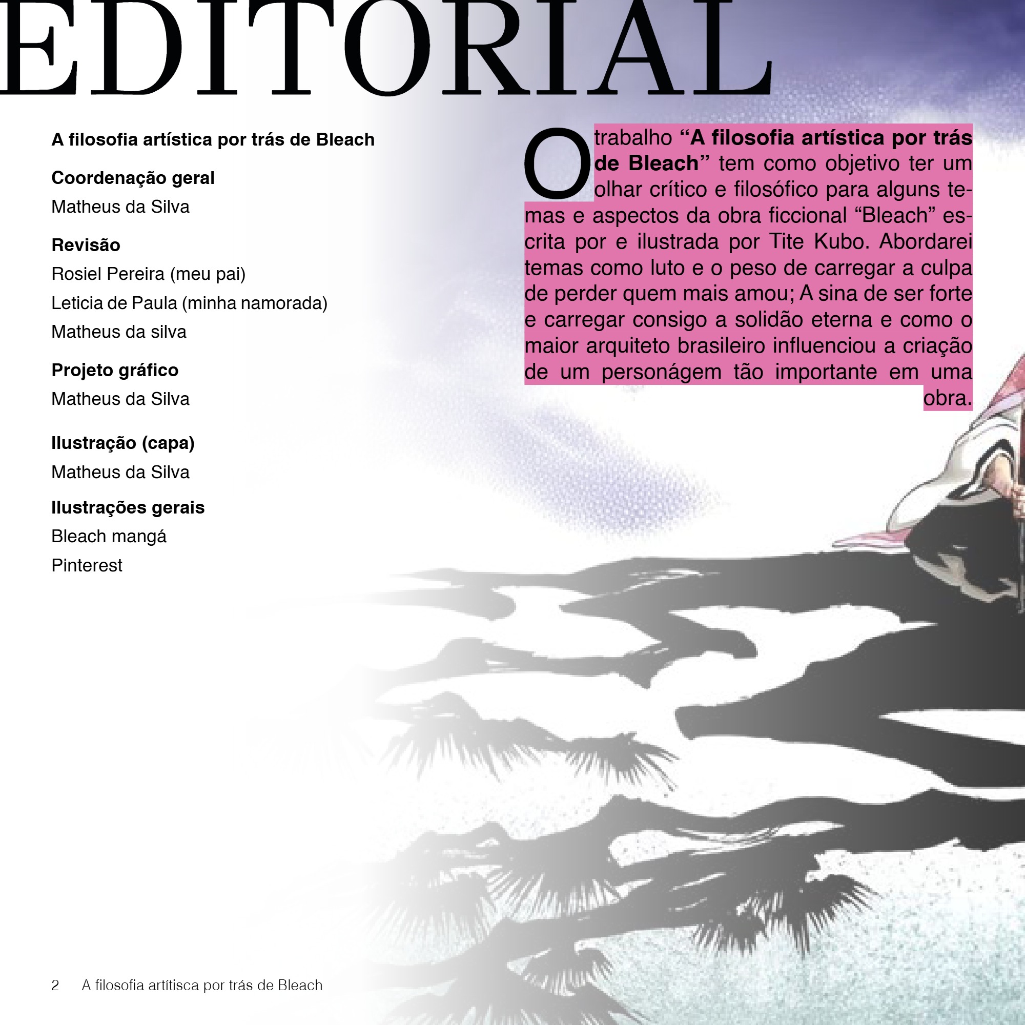 A FILOSOFIA ARTÍSTICA POR TRÁS DE BLEACH — page 2