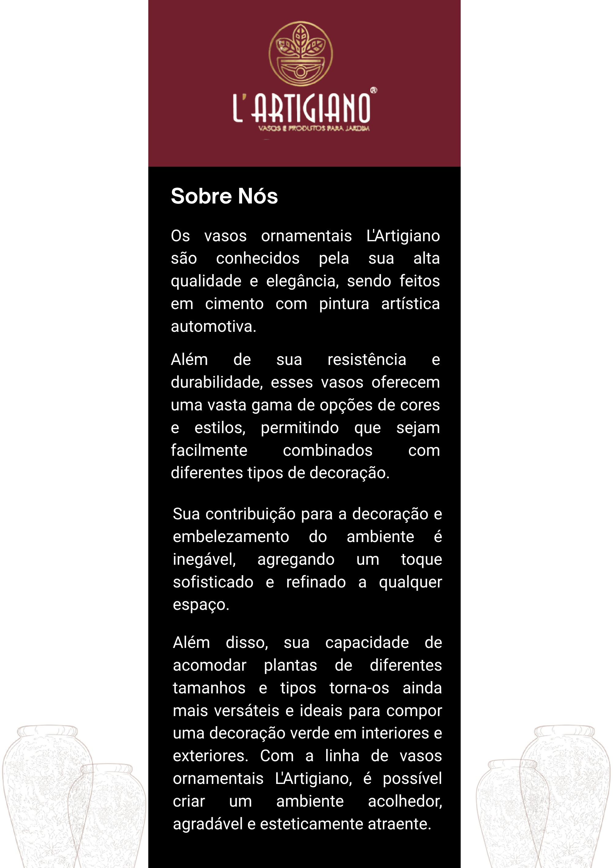 L' ARTIGIANO VASOS_ESTRUTURA DE CATÁLOGO — page 2