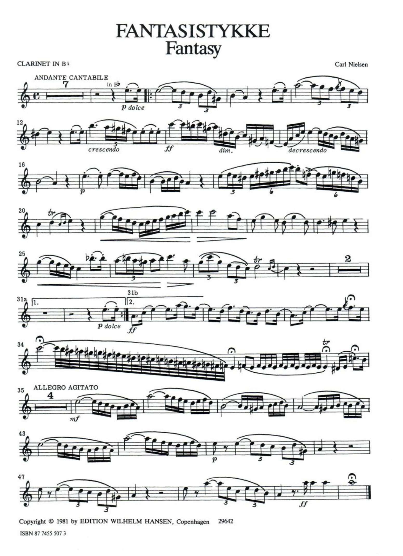 IMSLP949057 - Fantasistykke, CNW 66 (Nielsen, Carl) - Complete Score — page 2