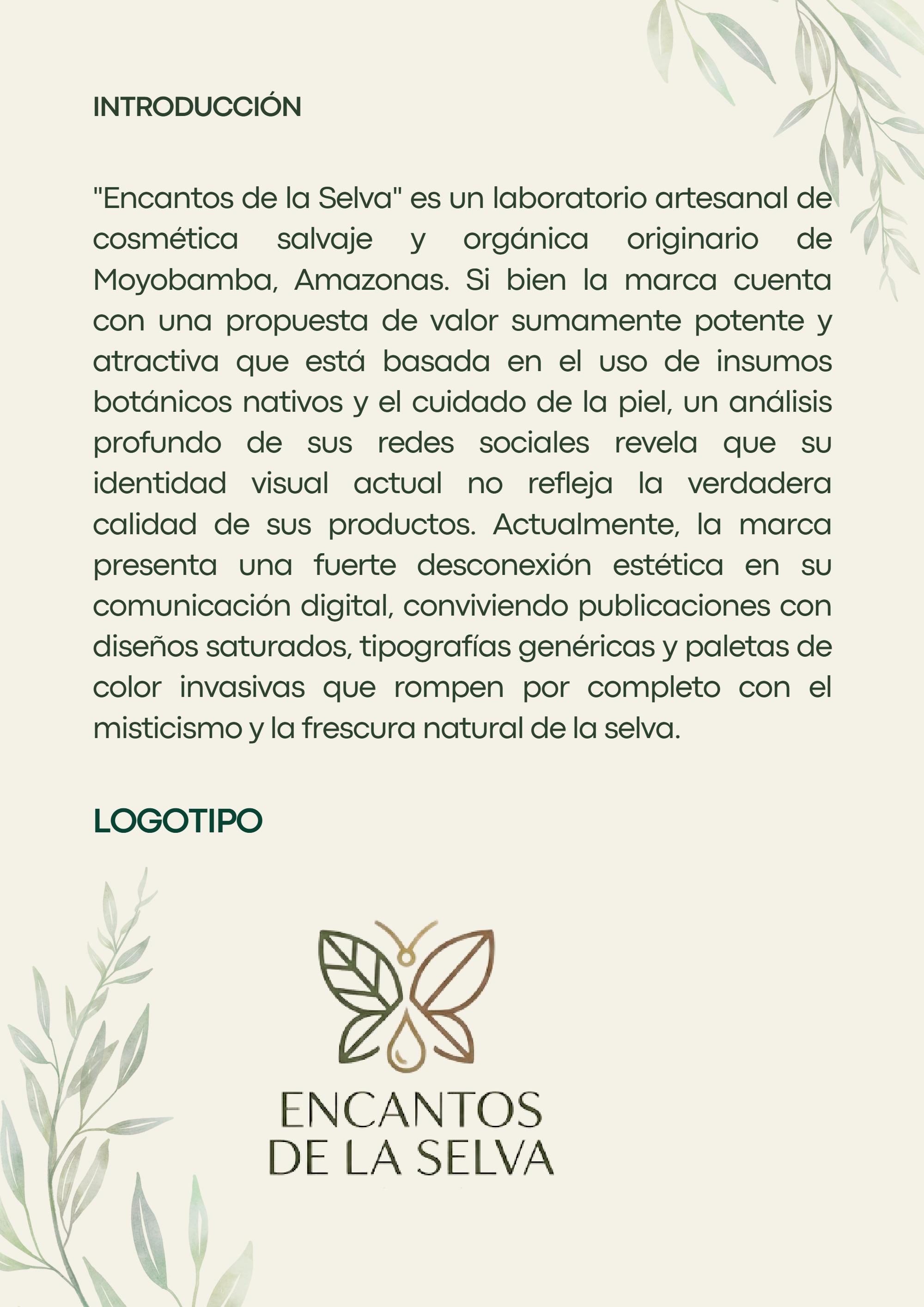 BRANDBOOK ENCANTOS DE LA SELVA — page 2