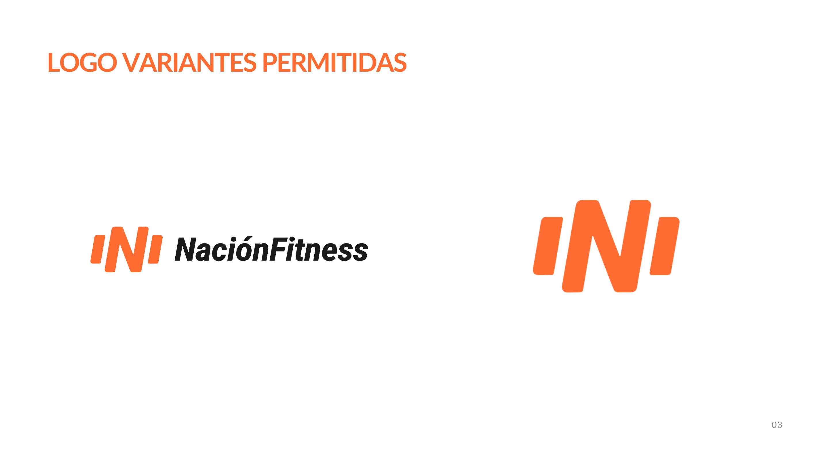 Manual de Identidad Visual. NaciónFitness — page 4
