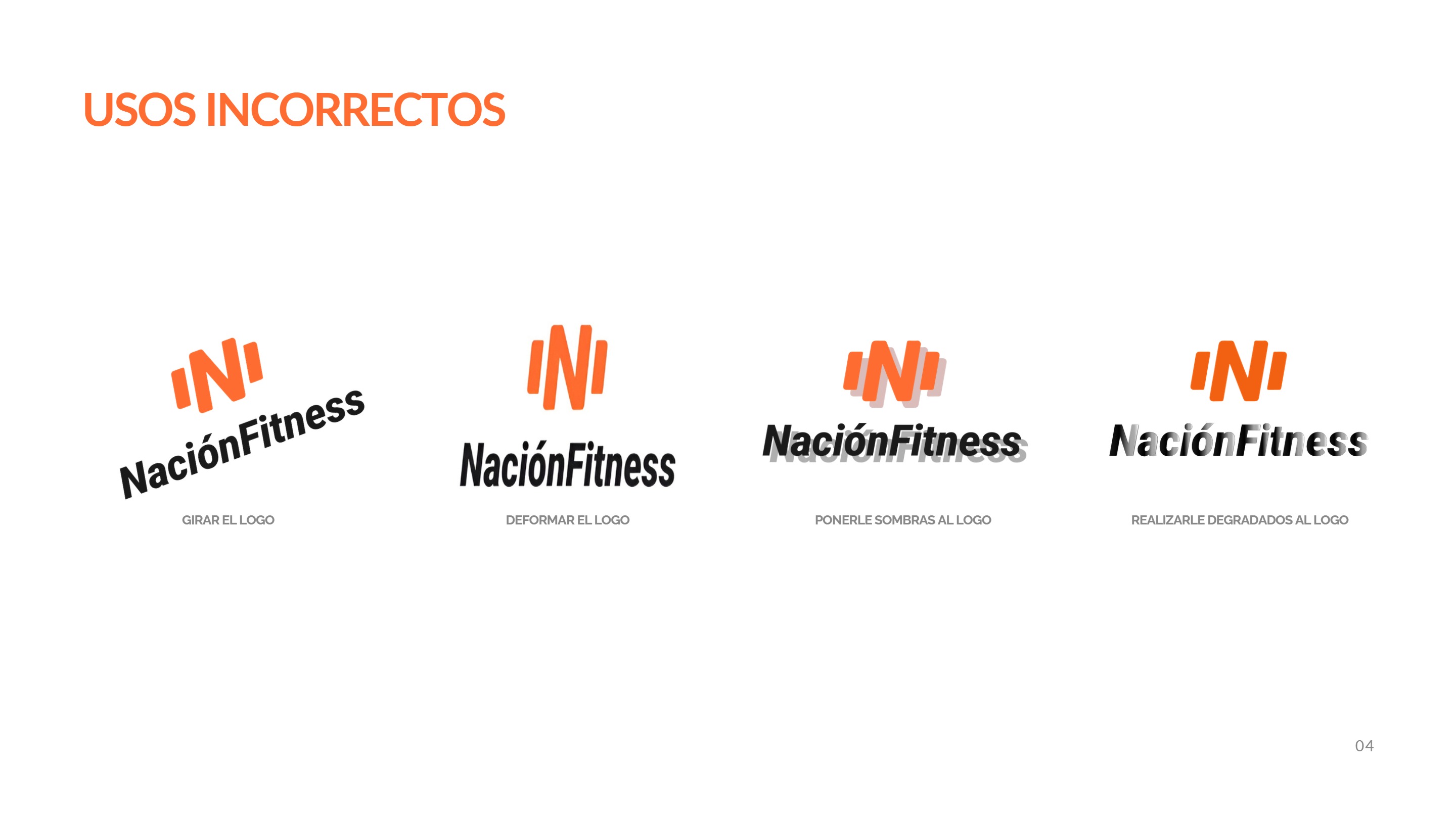 Manual de Identidad Visual. NaciónFitness — page 5