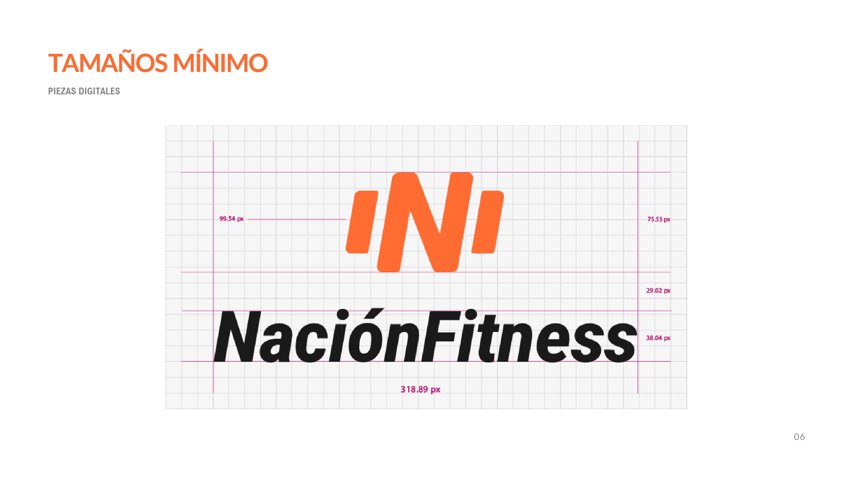 Manual de Identidad Visual. NaciónFitness — page 7