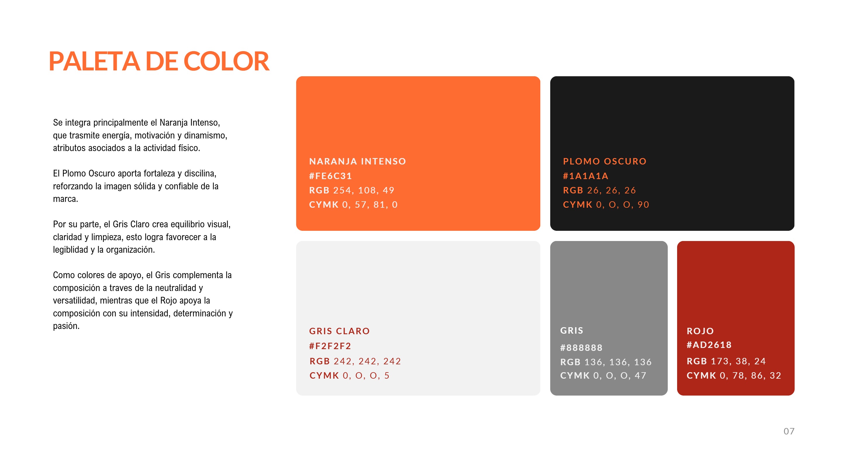 Manual de Identidad Visual. NaciónFitness — page 8