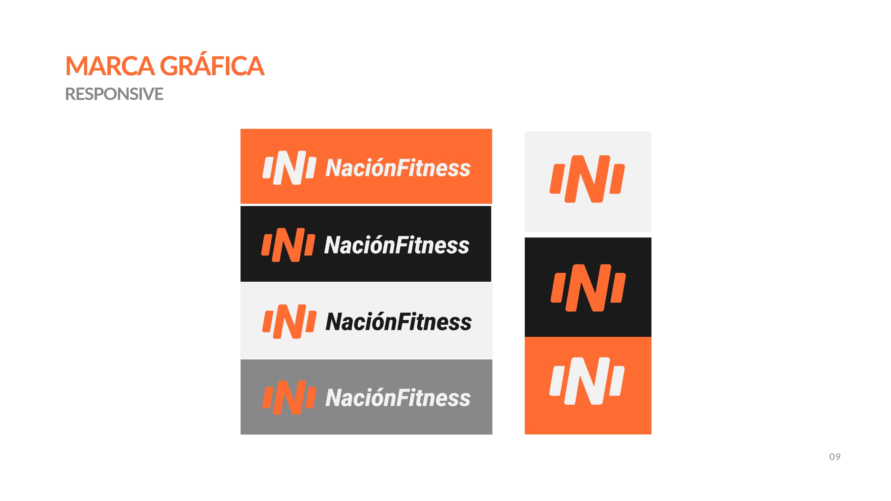 Manual de Marca. NaciónFitness — page 10