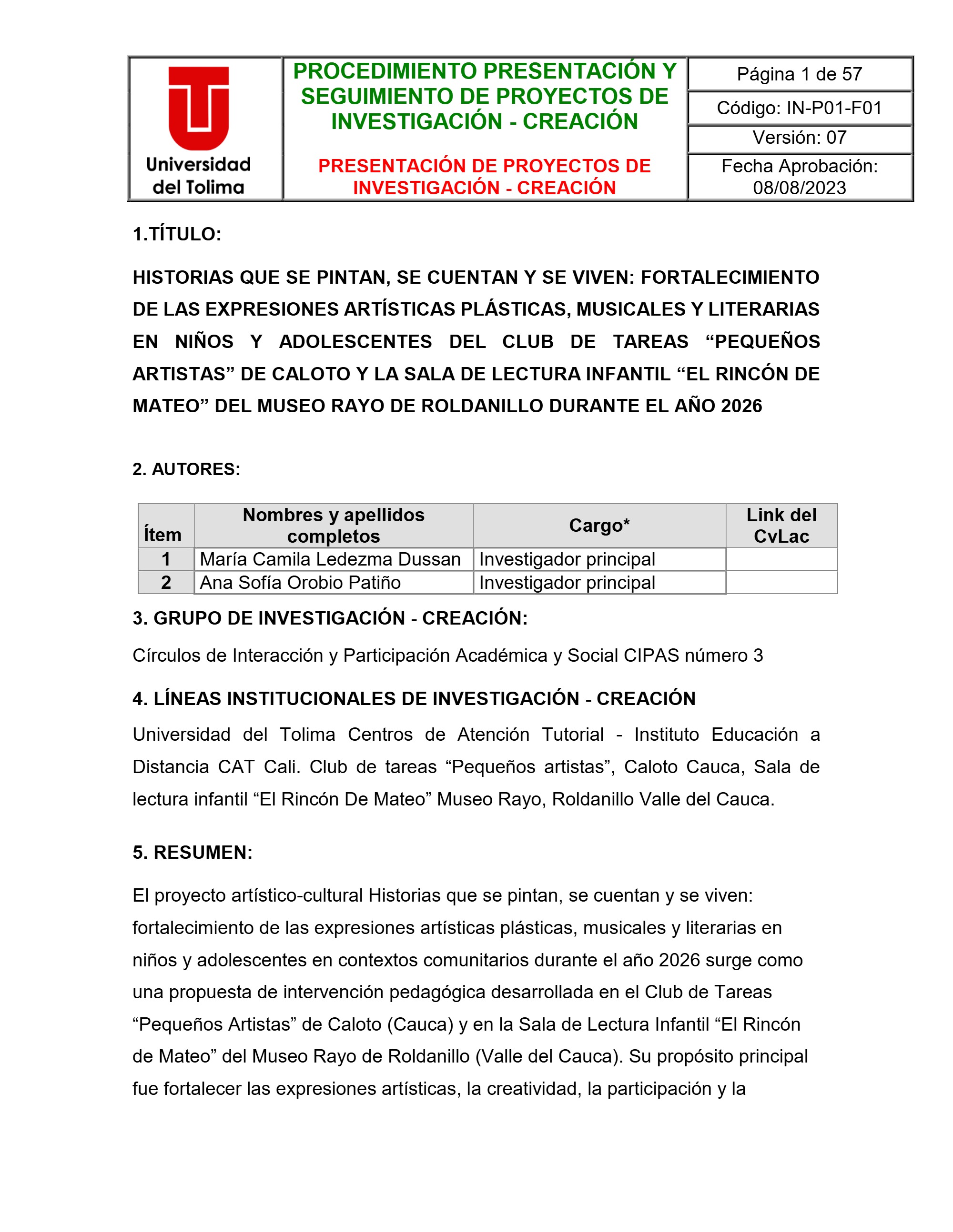 HISTORIAS QUE SE PINTAN, SE CUENTAN Y SE VIVEN. 