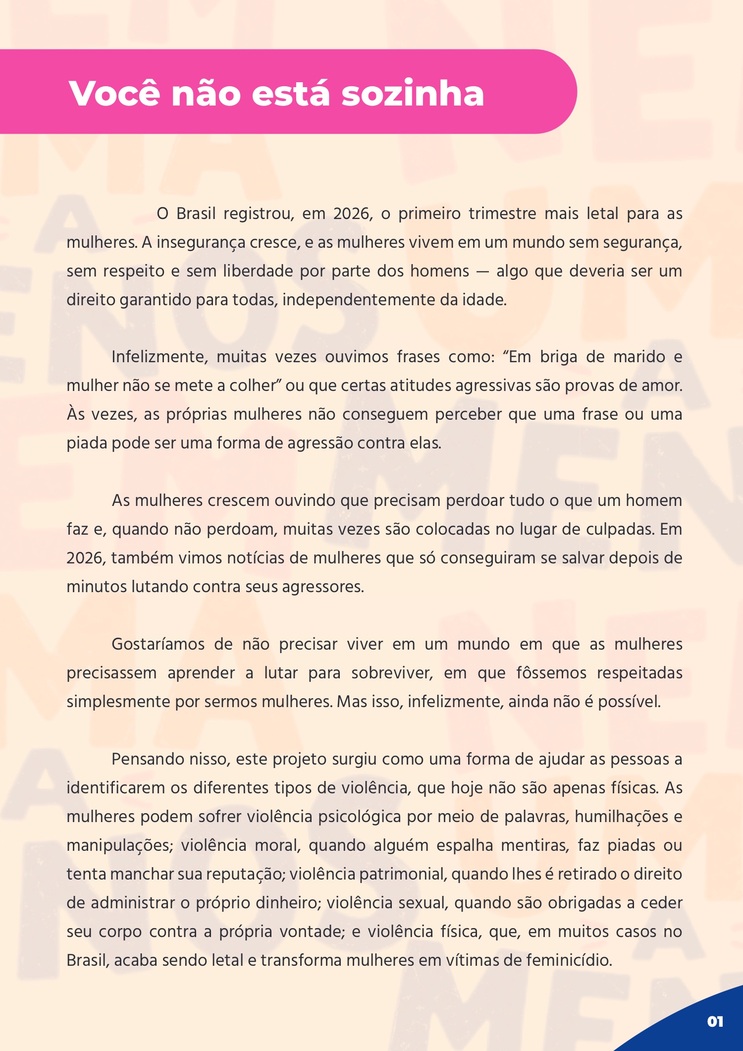 Nem Uma a Menos — page 3