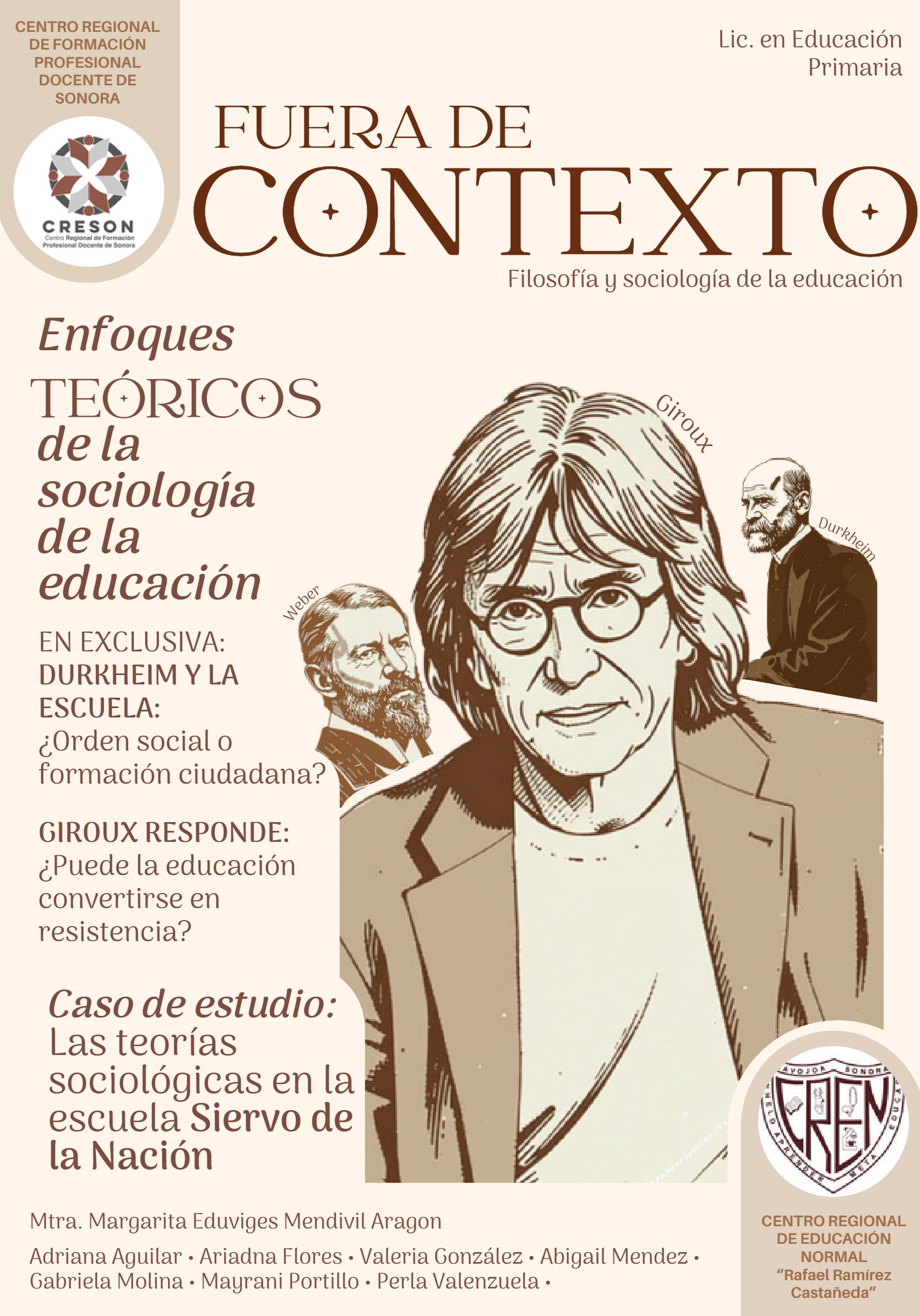 Filosofía y sociología de la educación