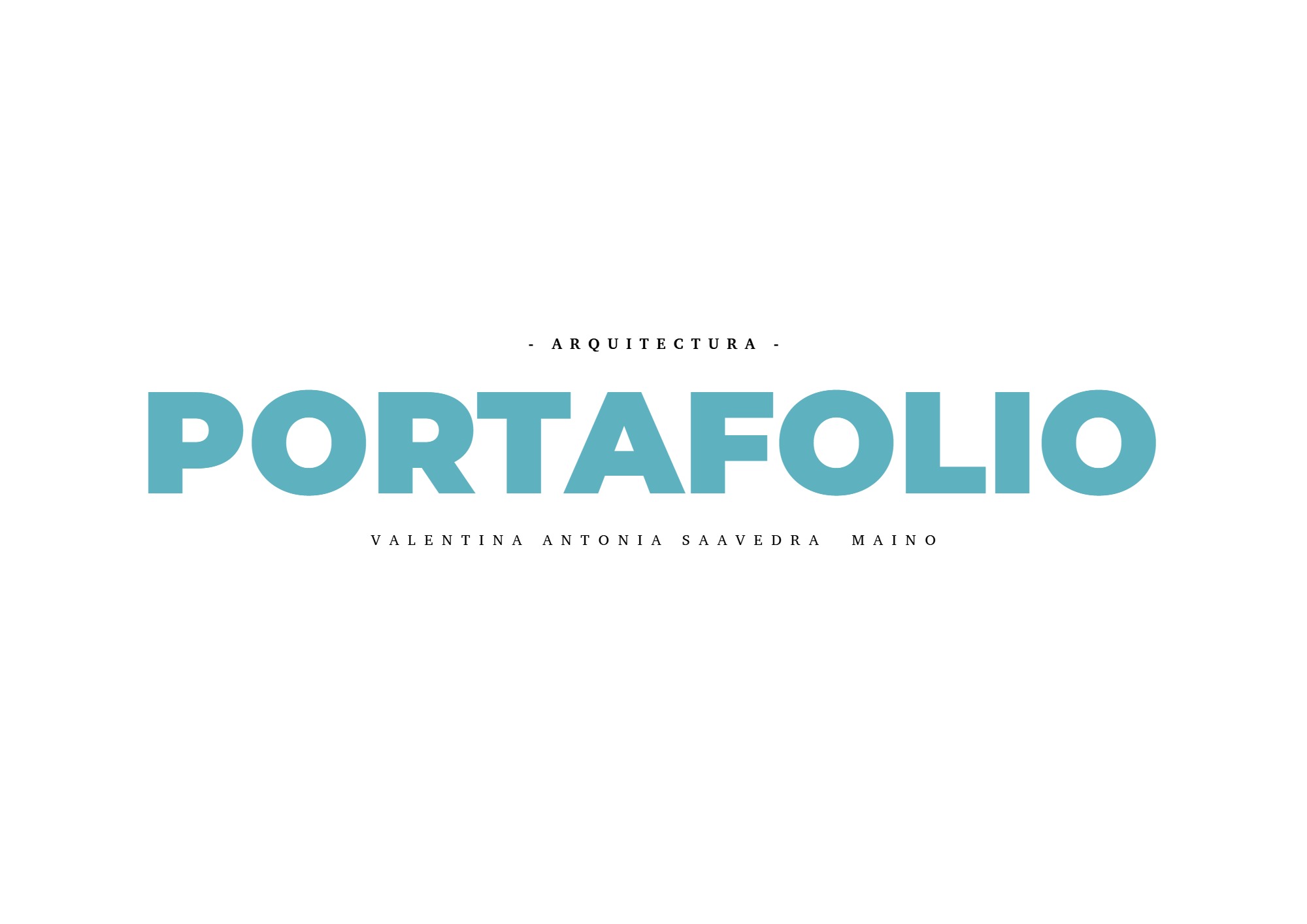 PORTAFOLIO VALENTINA SAAVEDRA