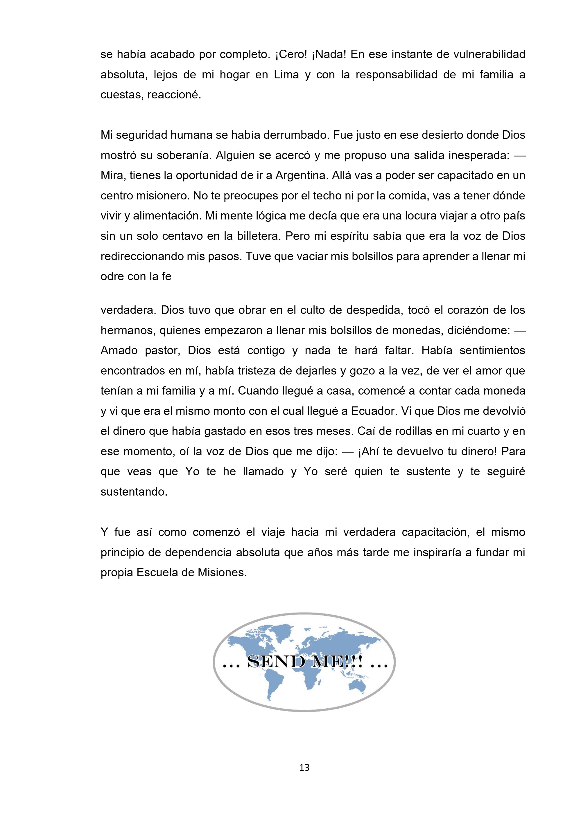 EL LLAMADO IMPOSIBLE — page 13