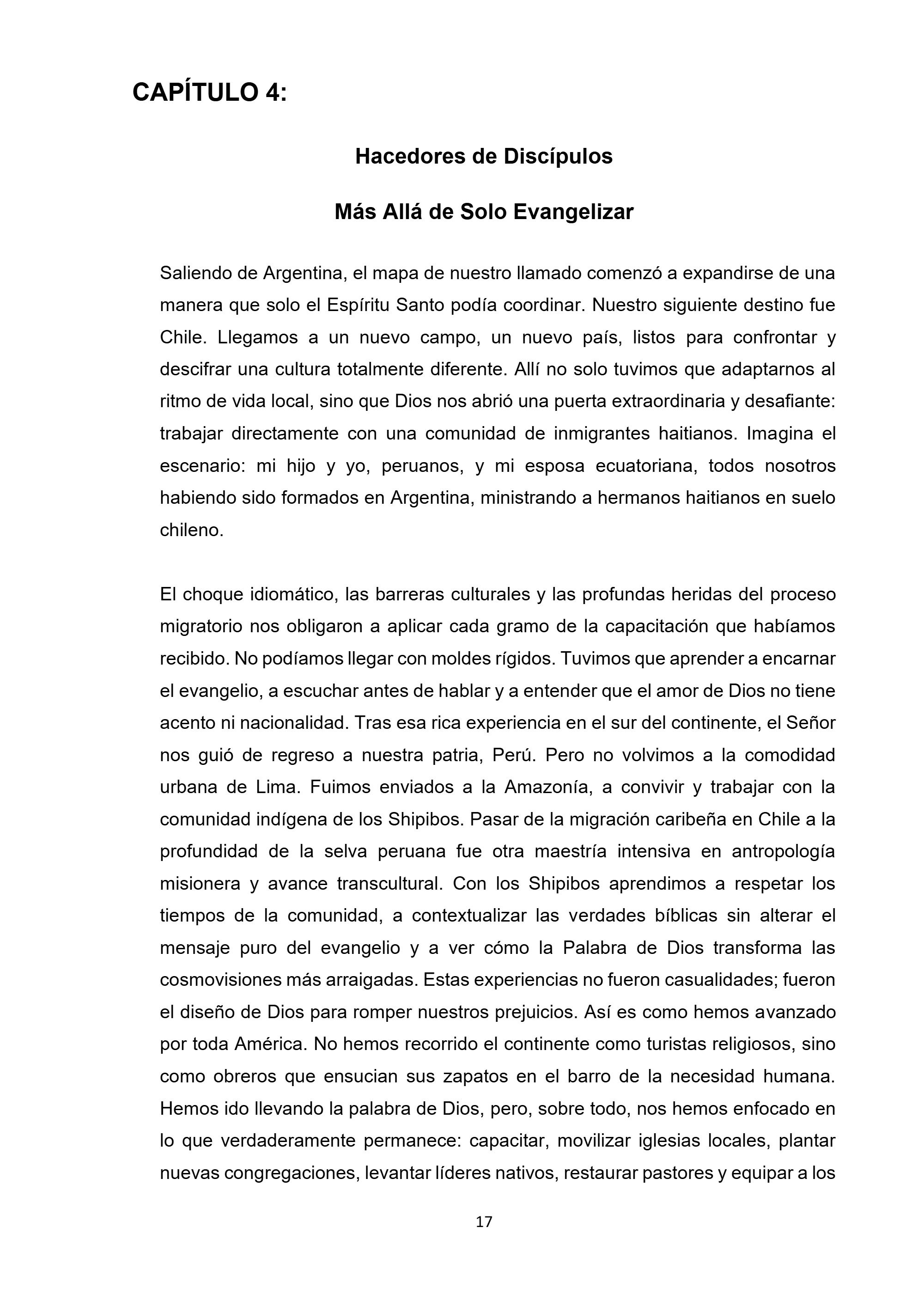 EL LLAMADO IMPOSIBLE — page 17