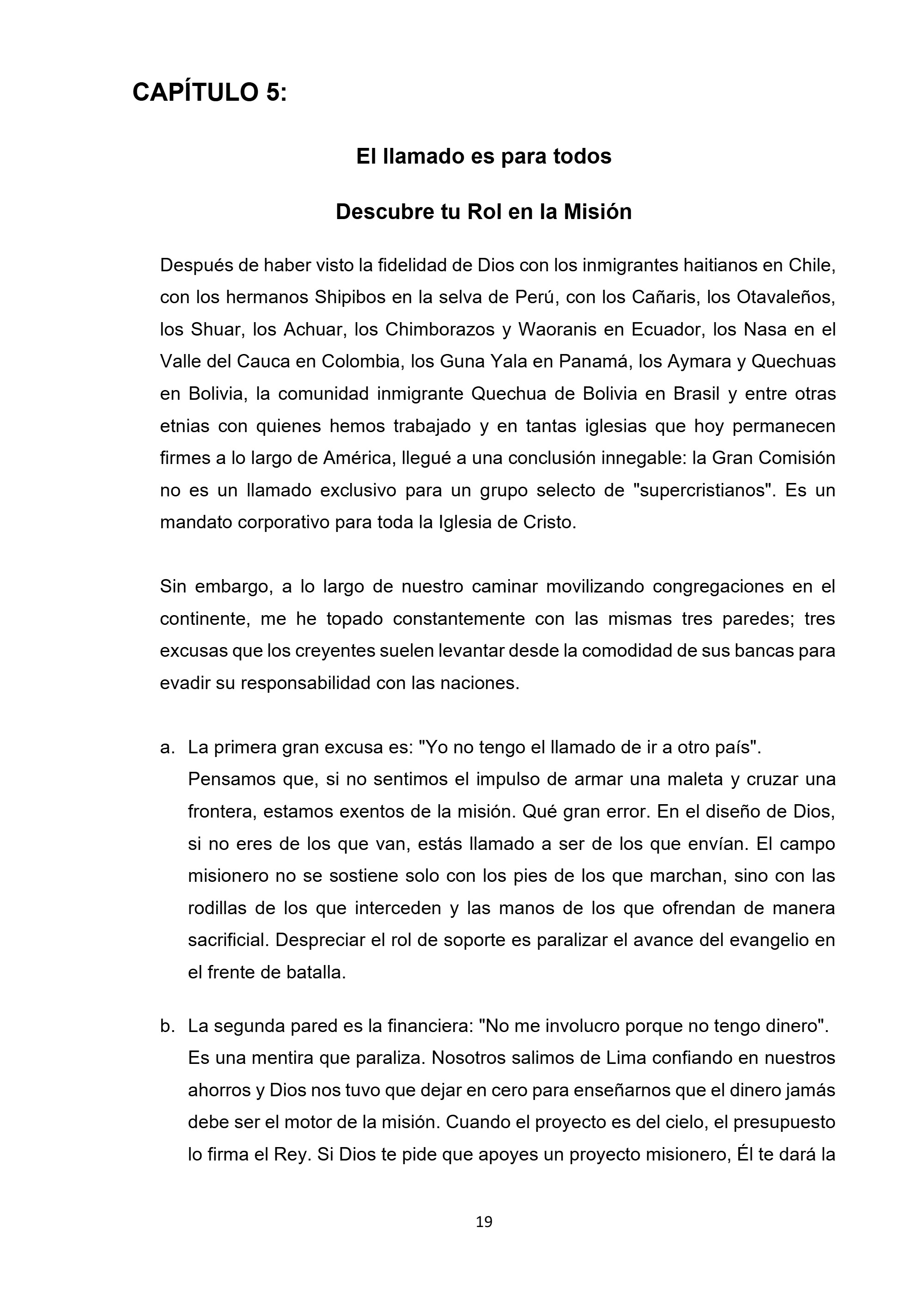 EL LLAMADO IMPOSIBLE — page 19