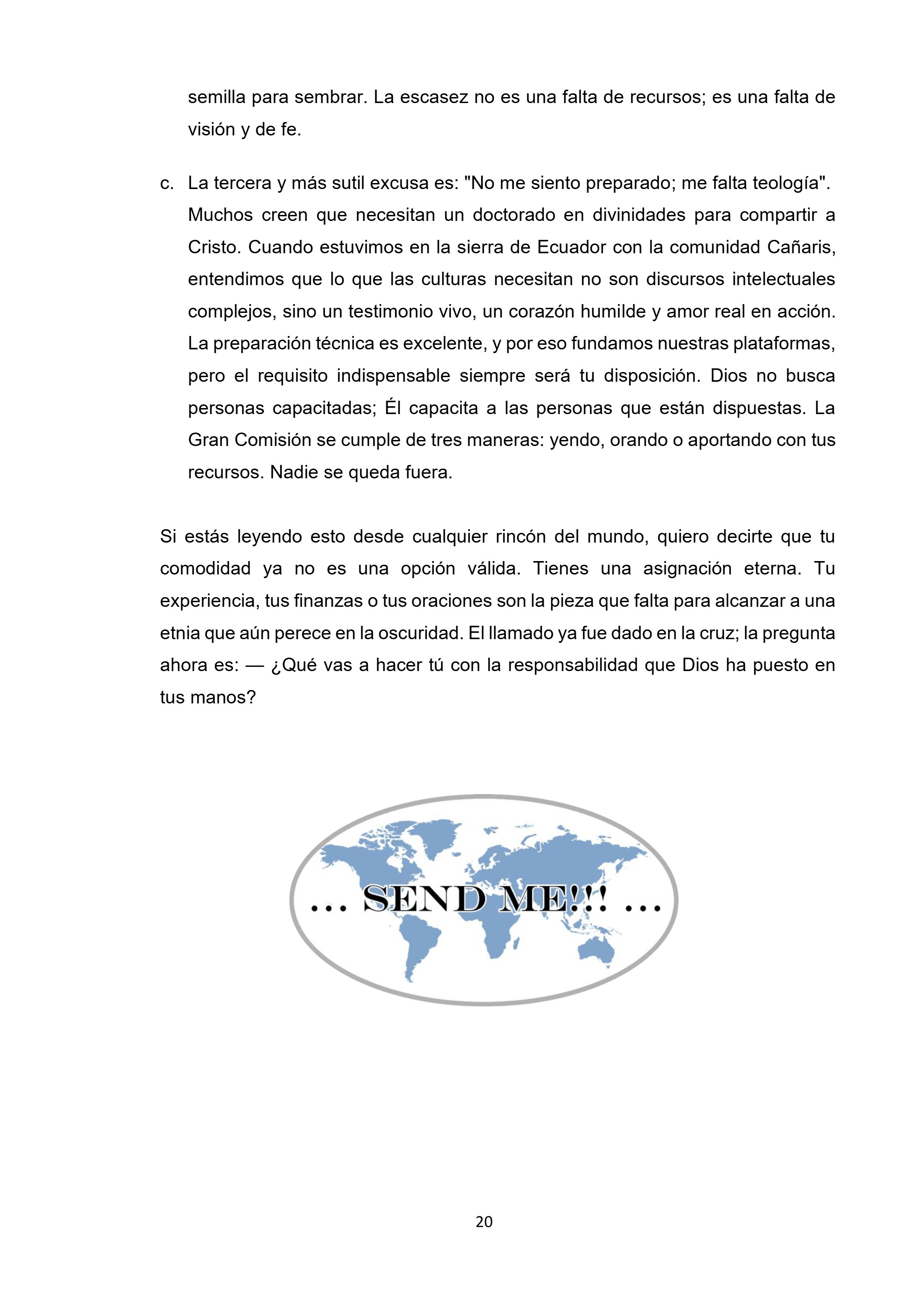 EL LLAMADO IMPOSIBLE — page 20