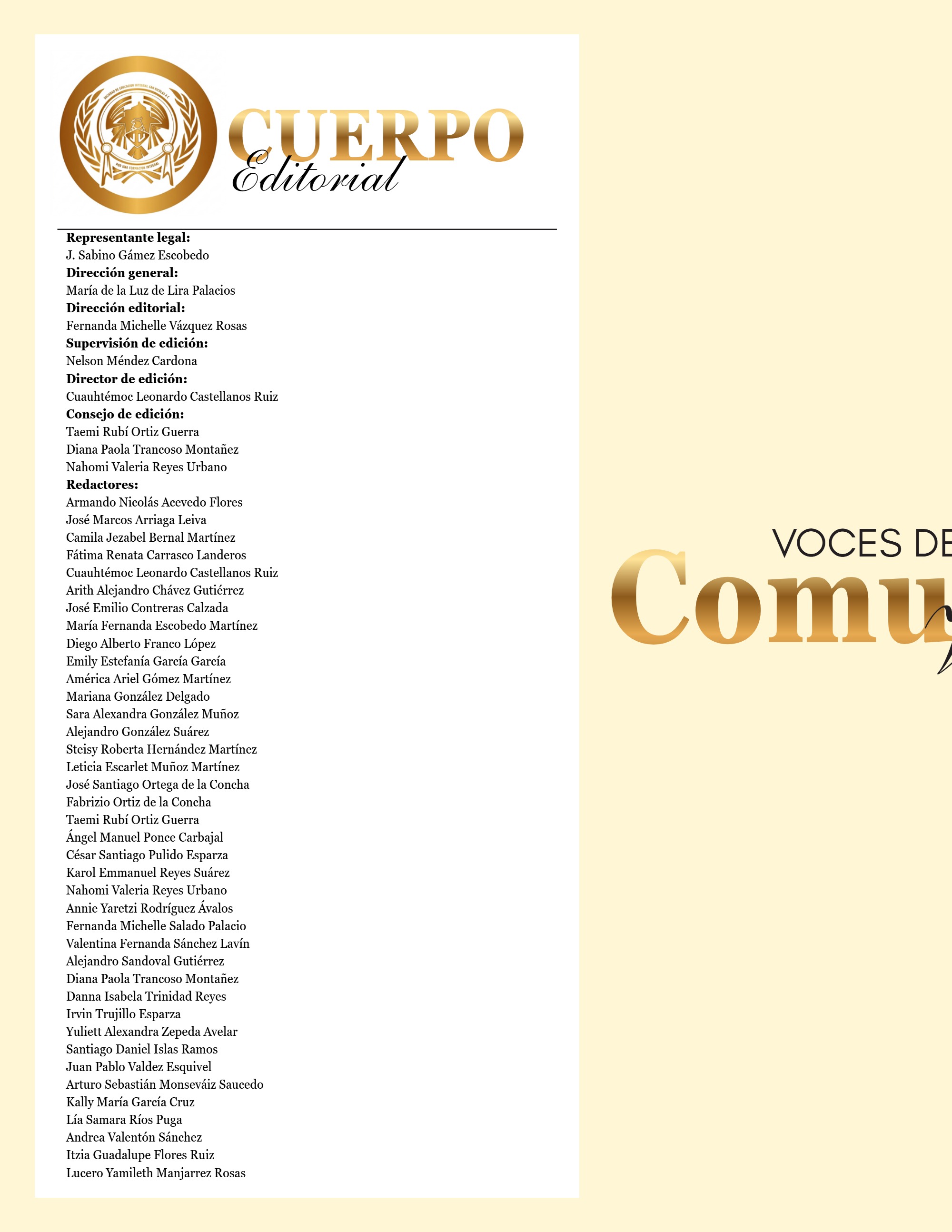 Voces de la Comunidad Vasconcelos — page 2