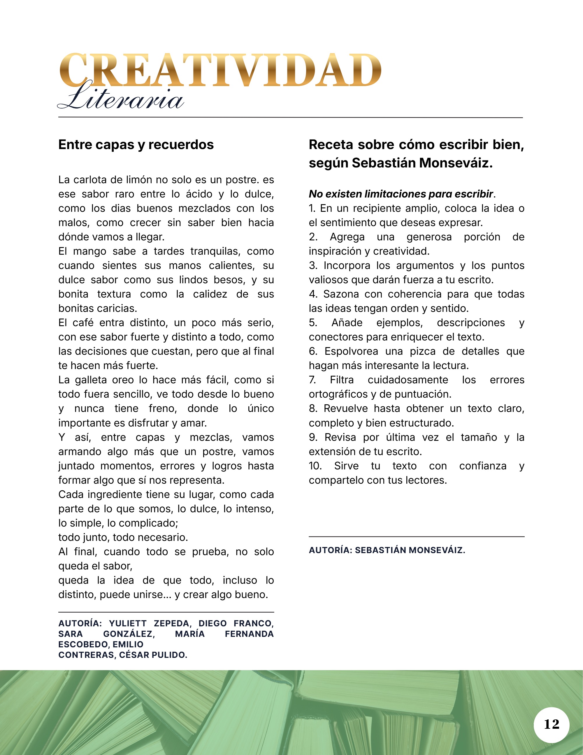 Voces de la Comunidad Vasconcelos — page 15