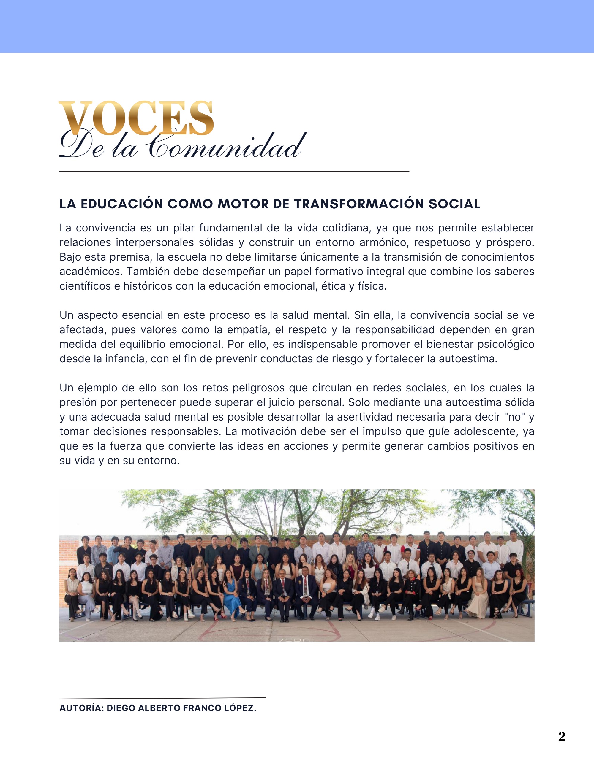 Voces de la Comunidad Vasconcelos — page 5