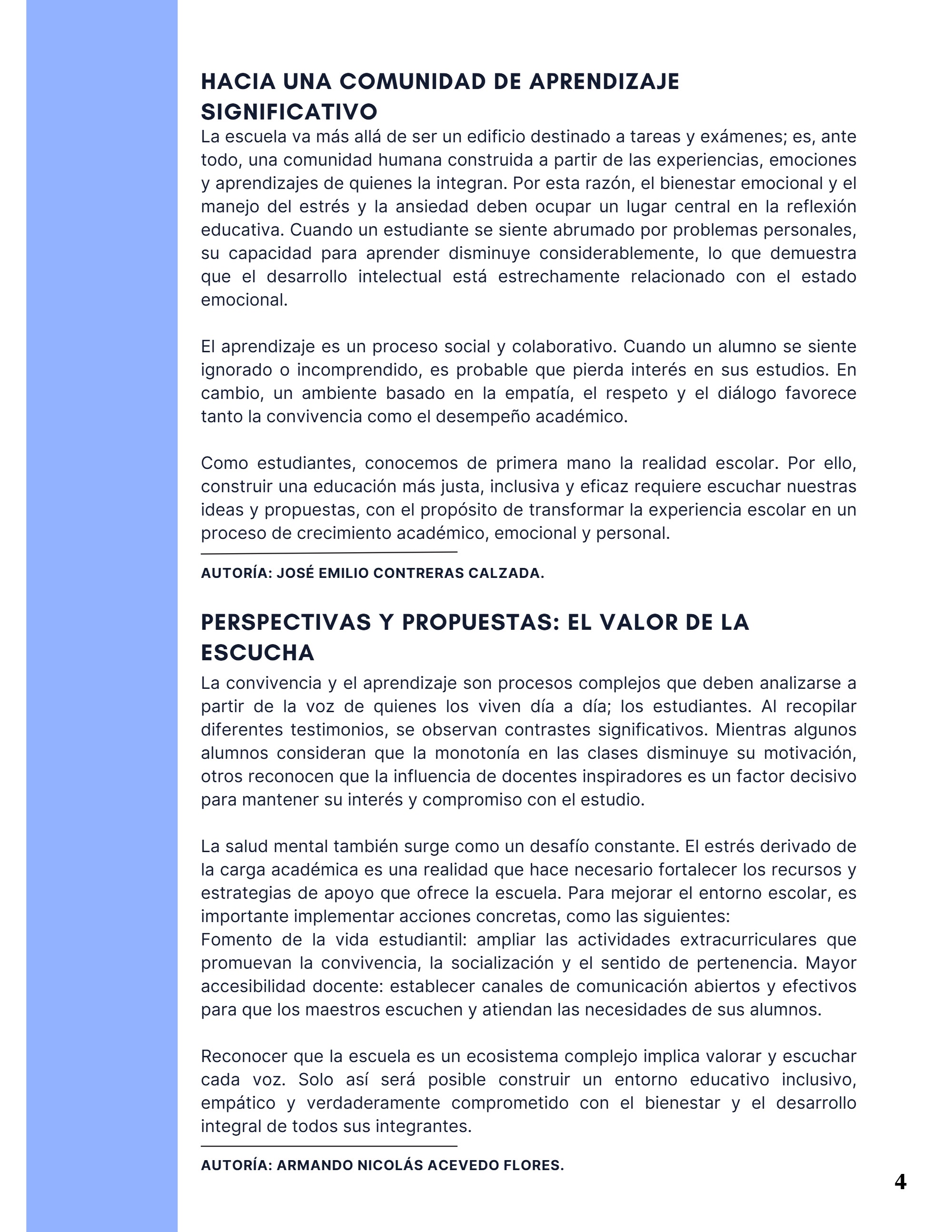 Voces de la Comunidad Vasconcelos — page 7
