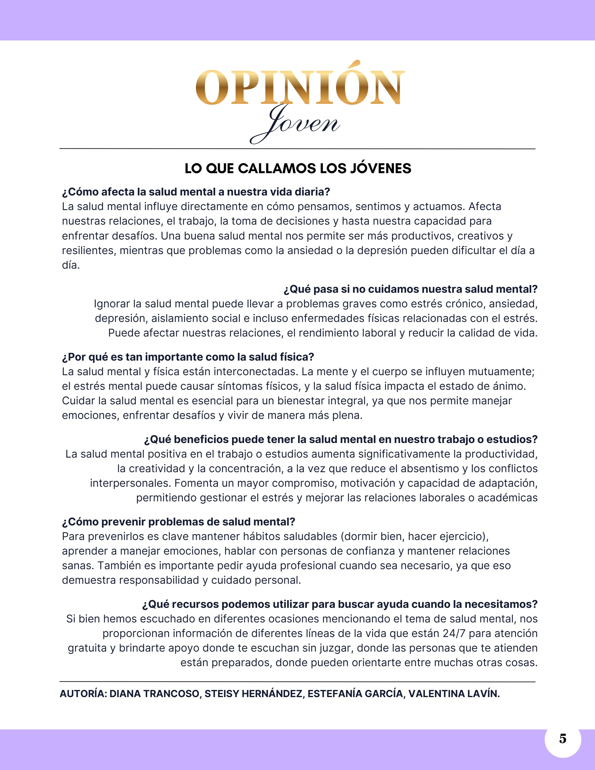 Voces de la Comunidad Vasconcelos — page 8
