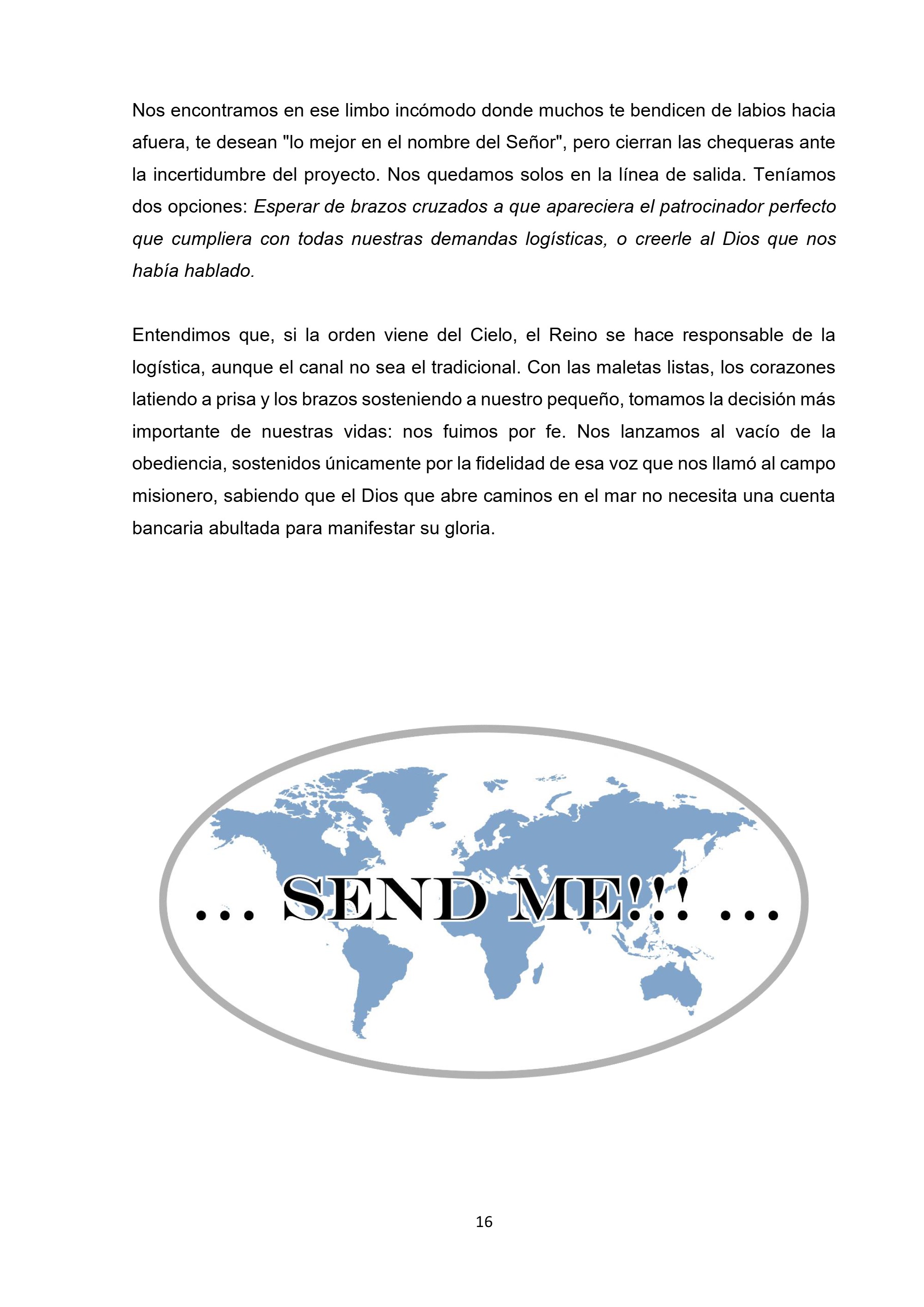 MISIÓN SIN FRONTERAS — page 16