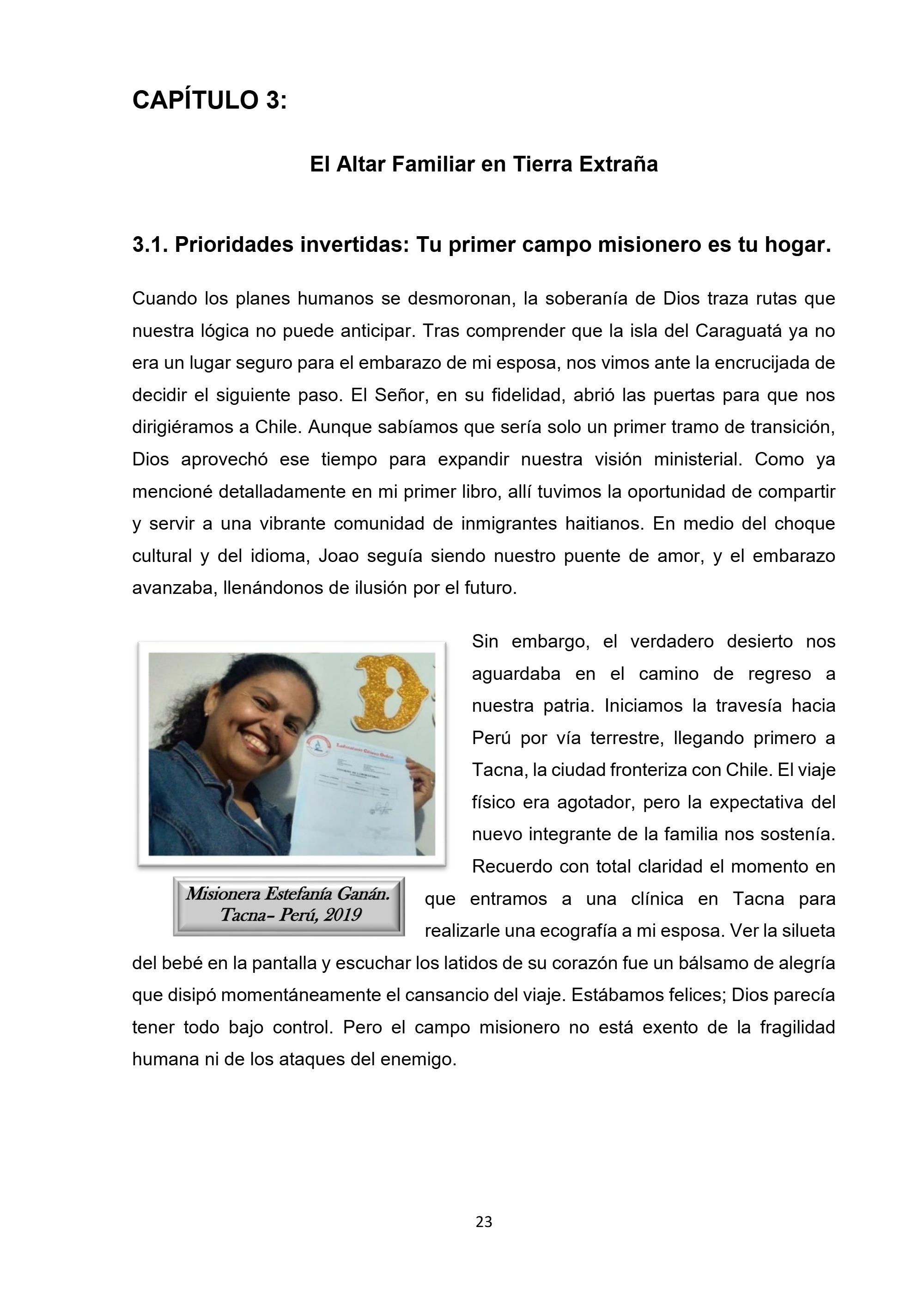 MISIÓN SIN FRONTERAS — page 23