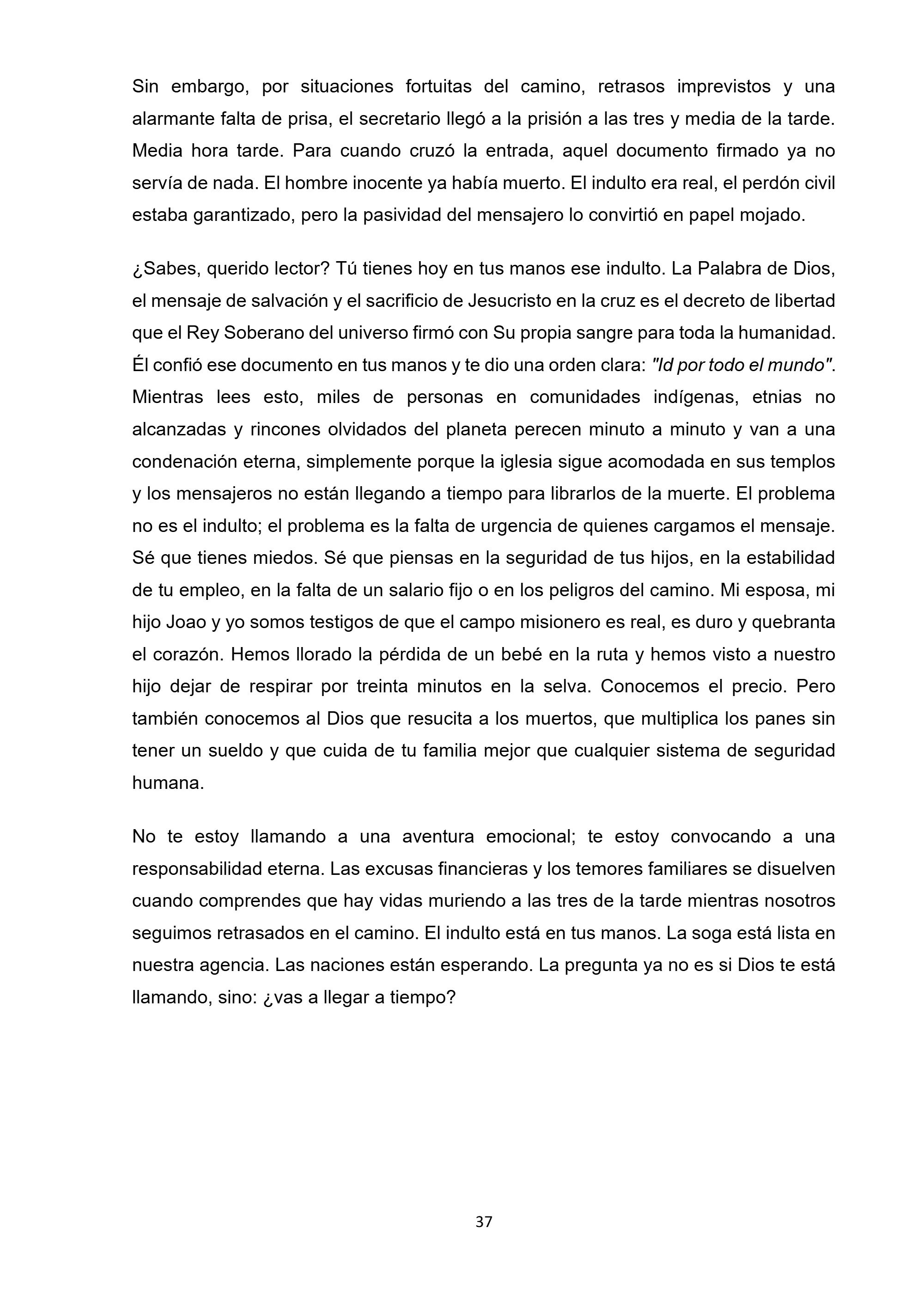 MISIÓN SIN FRONTERAS — page 37