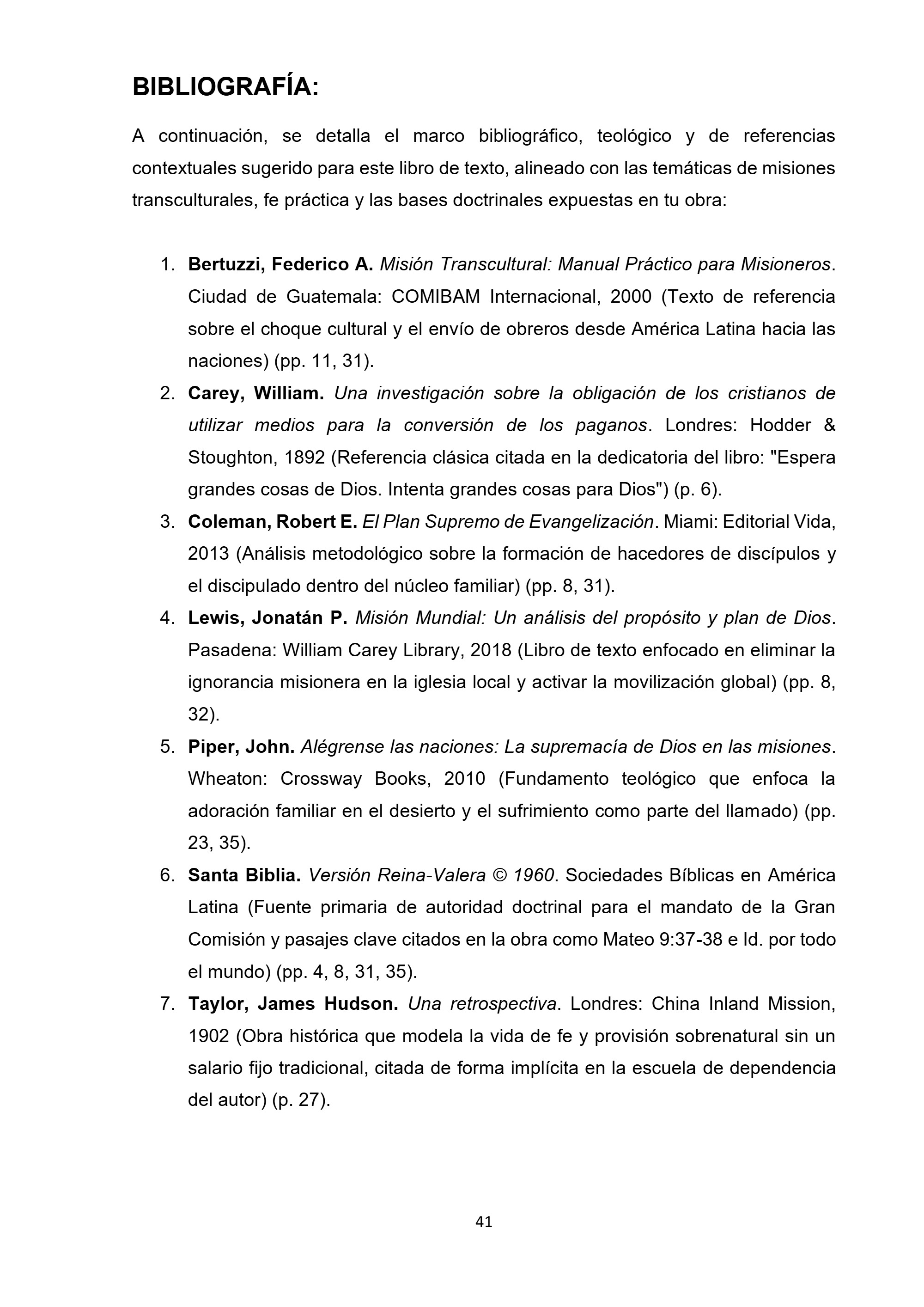 MISIÓN SIN FRONTERAS — page 41