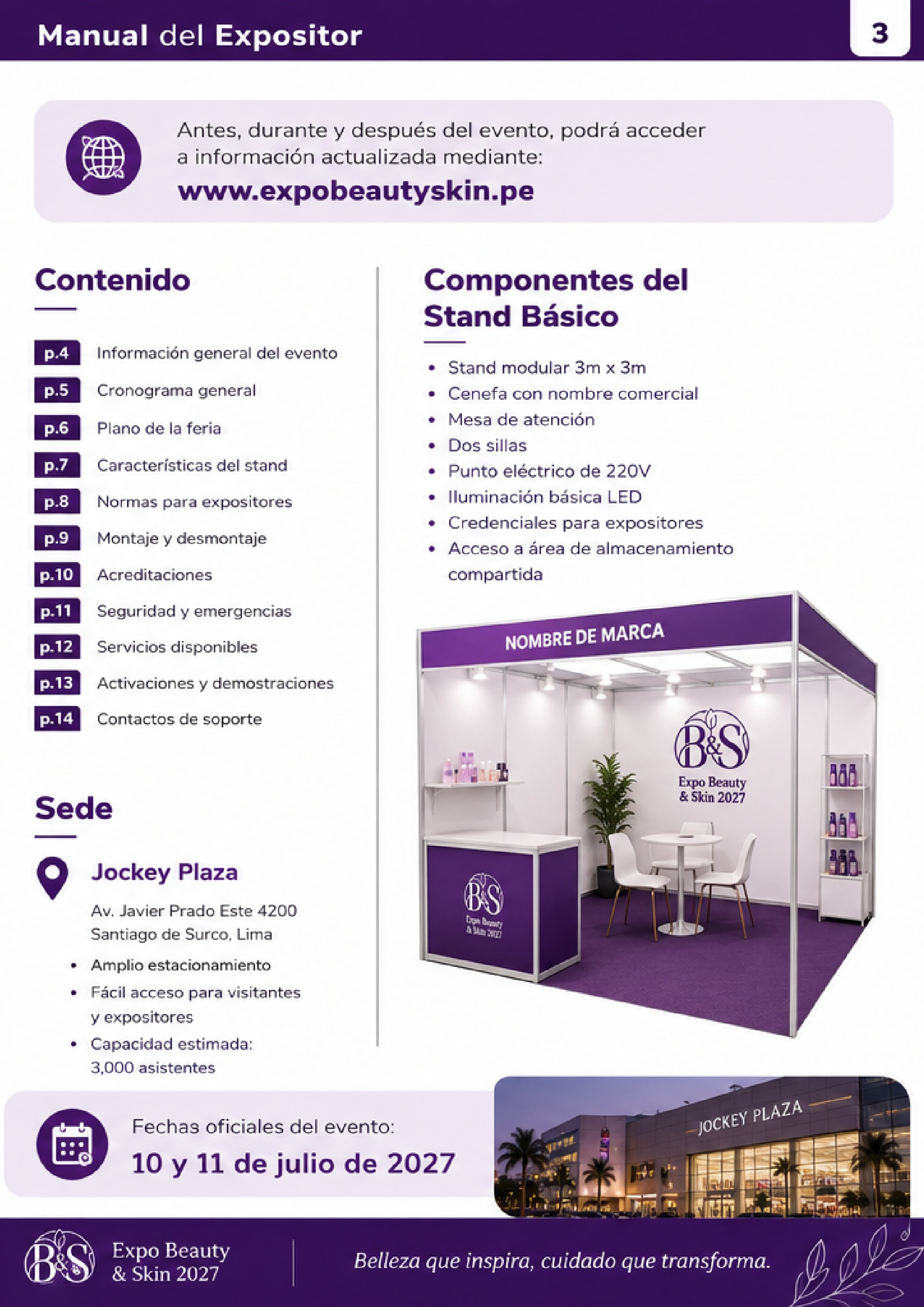 manual del expositor — page 3