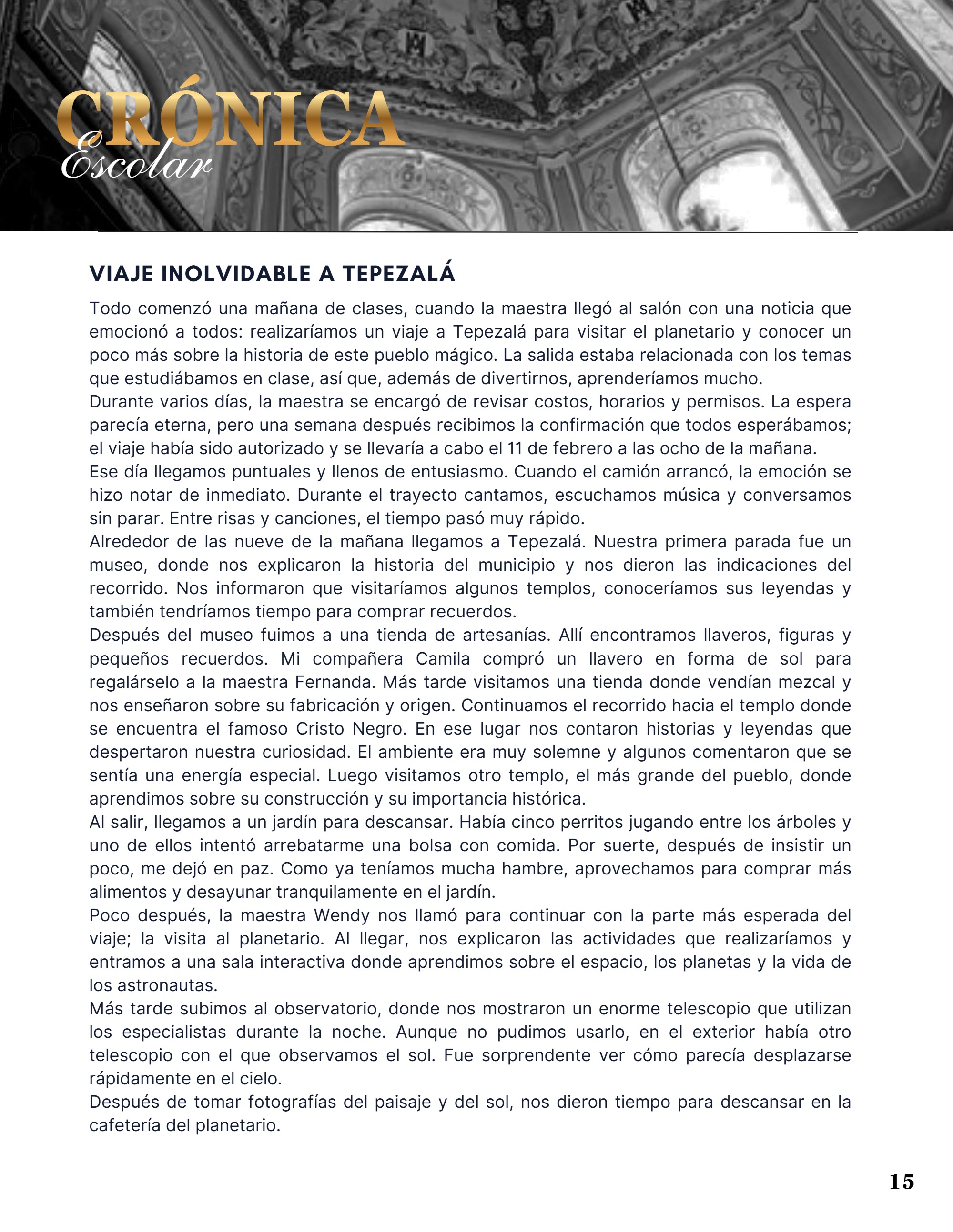 Voces de la Comunidad Vasconcelos — page 18
