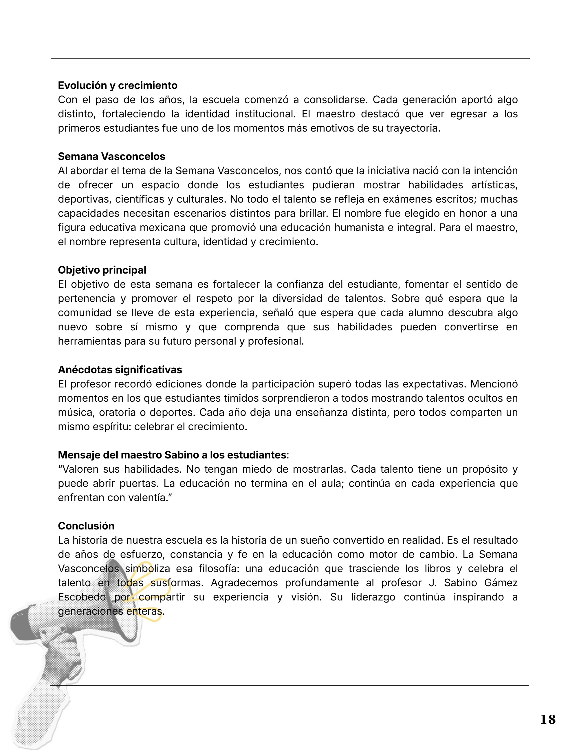 Voces de la Comunidad Vasconcelos — page 21