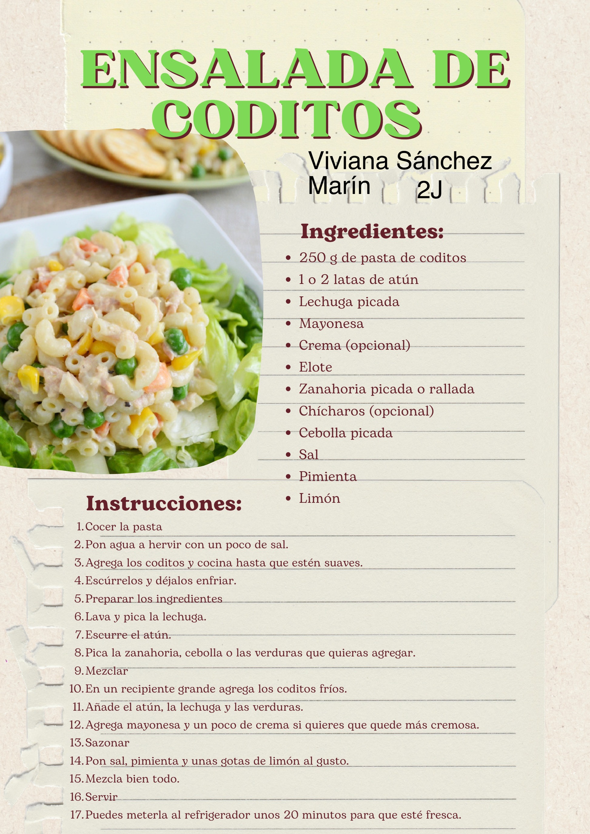 Nuestro Recetario 2J — page 18