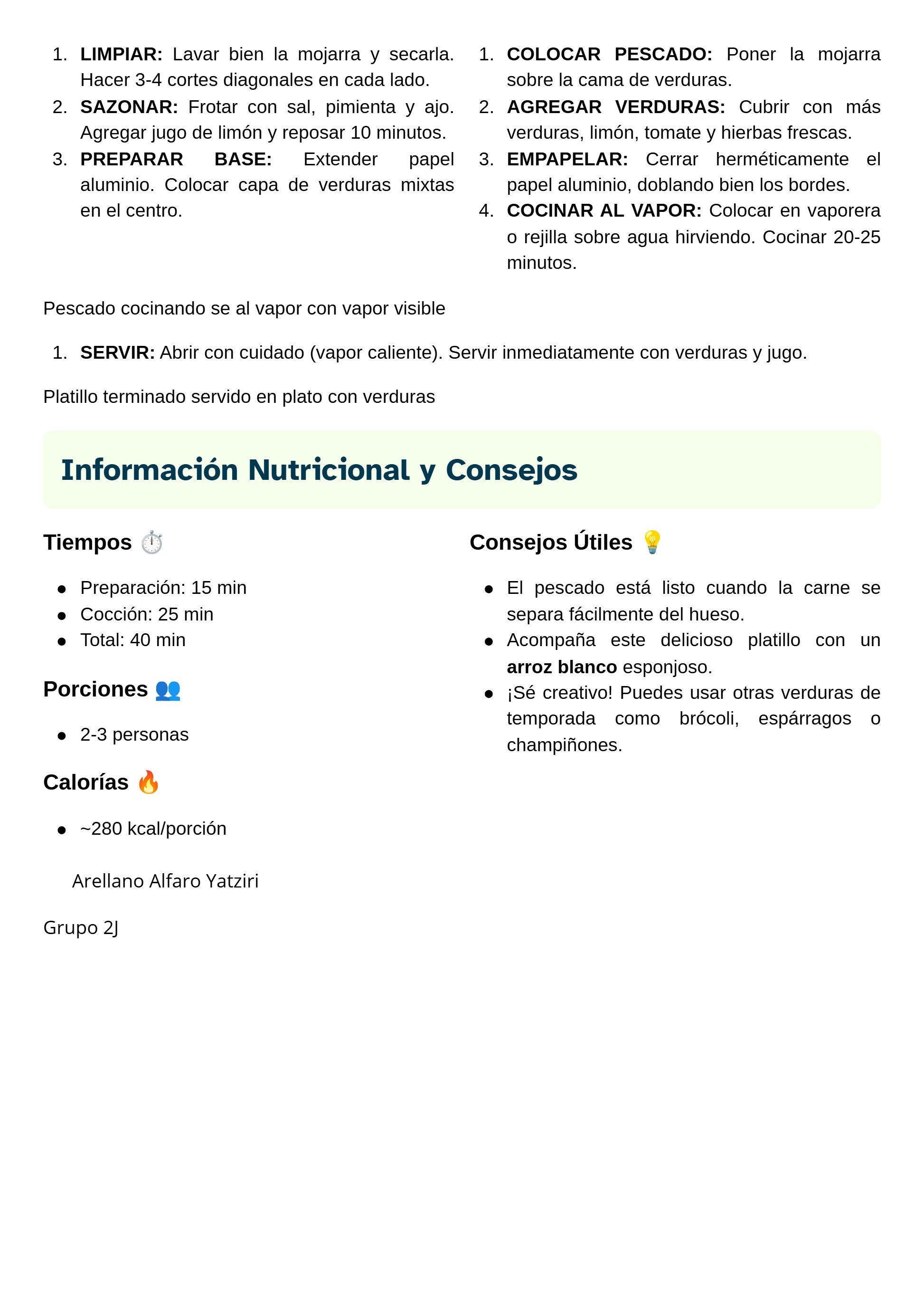 Nuestro Recetario 2J — page 36