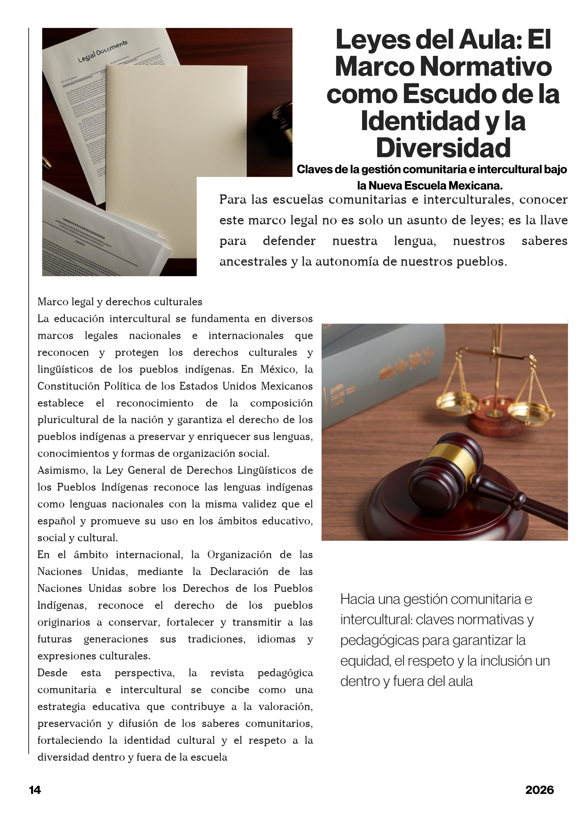 REVISTA PEDAGÓGICA COMUNITARIA E INTERCULTURAL — page 14