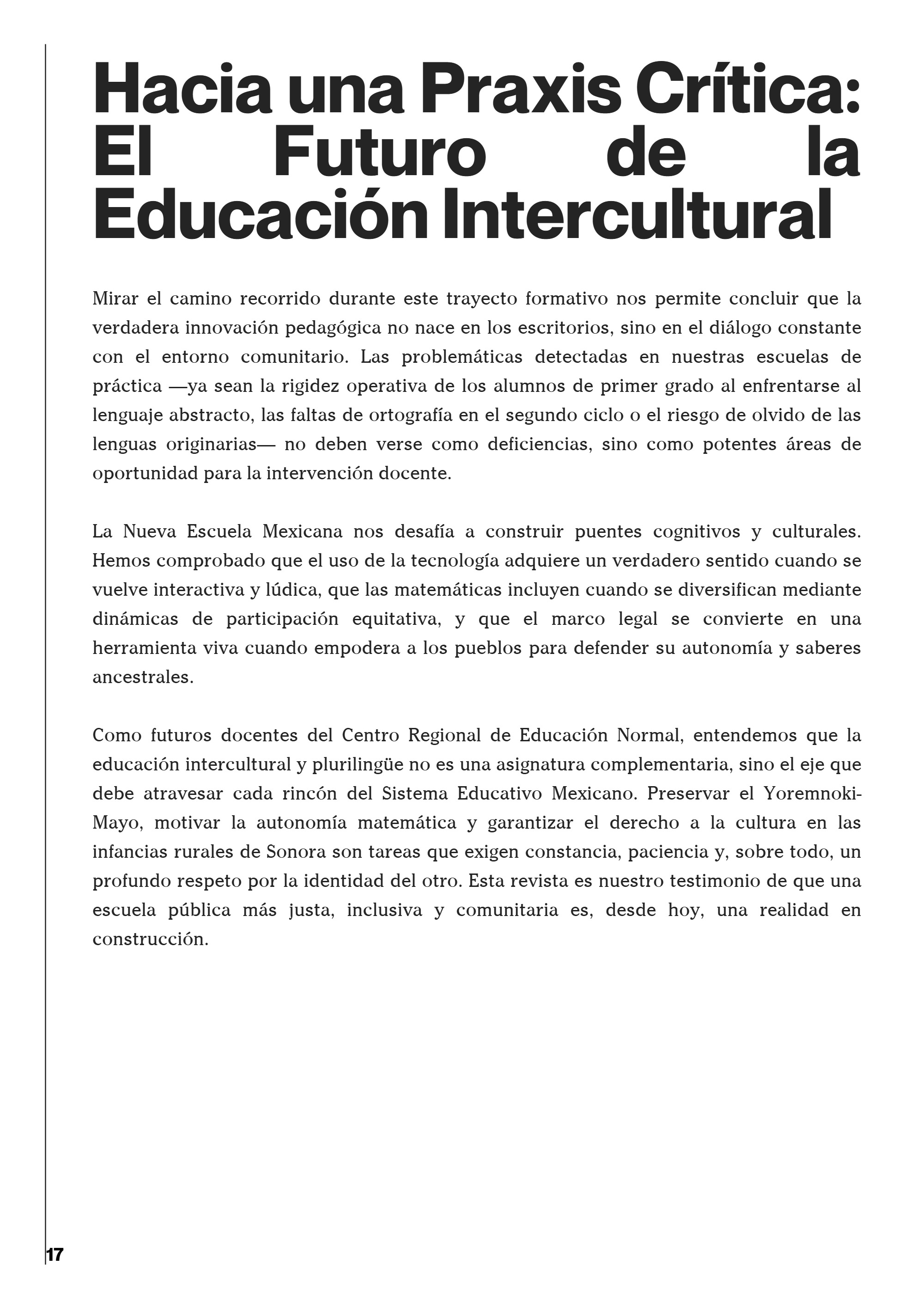 REVISTA PEDAGÓGICA COMUNITARIA E INTERCULTURAL — page 17