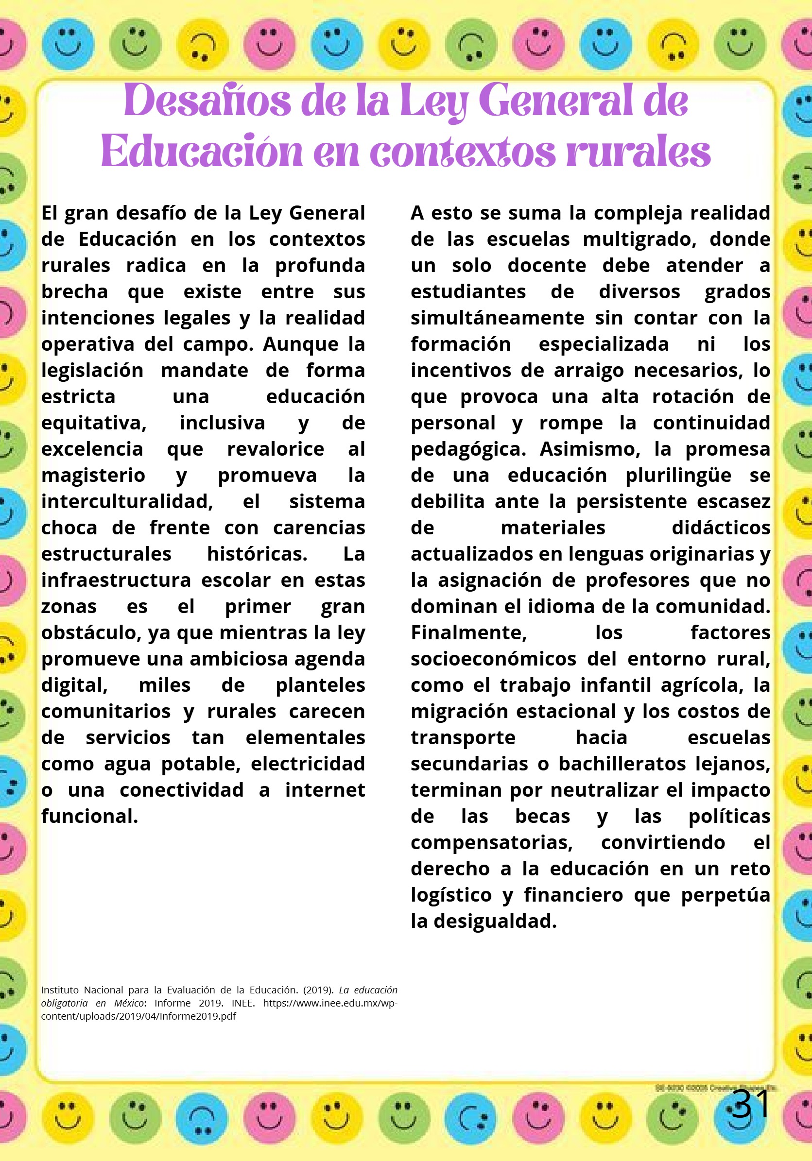 REVISTA VOCES DE LA EDUCACIÓN — page 31