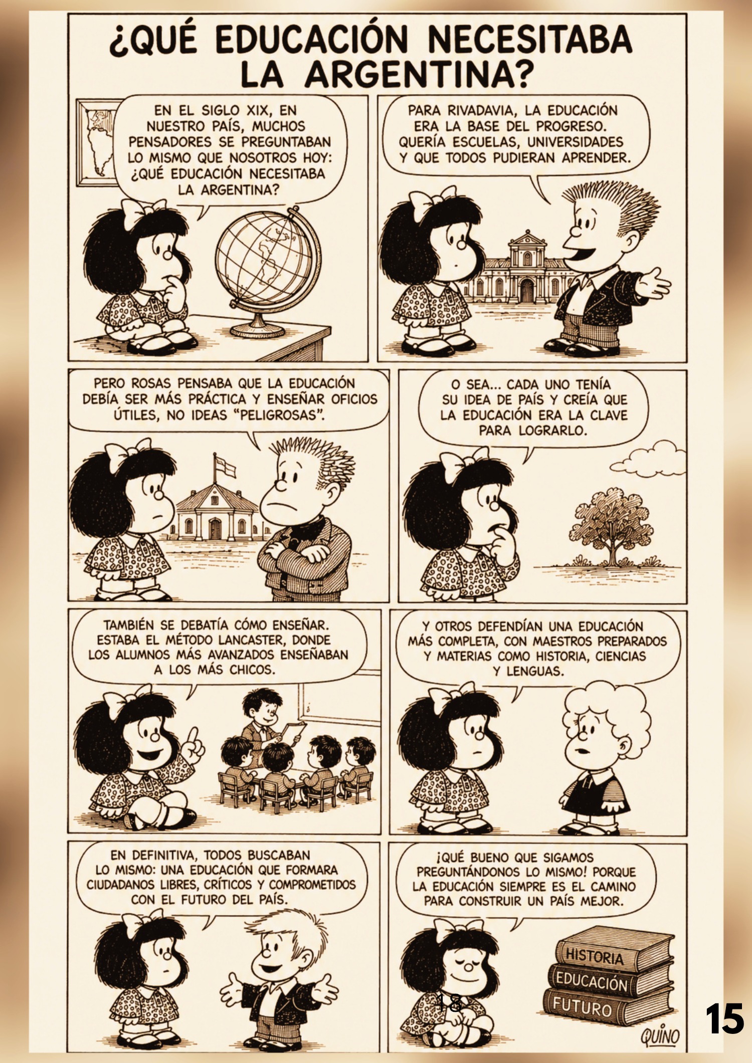 La educación entre ideas e independencia — page 18