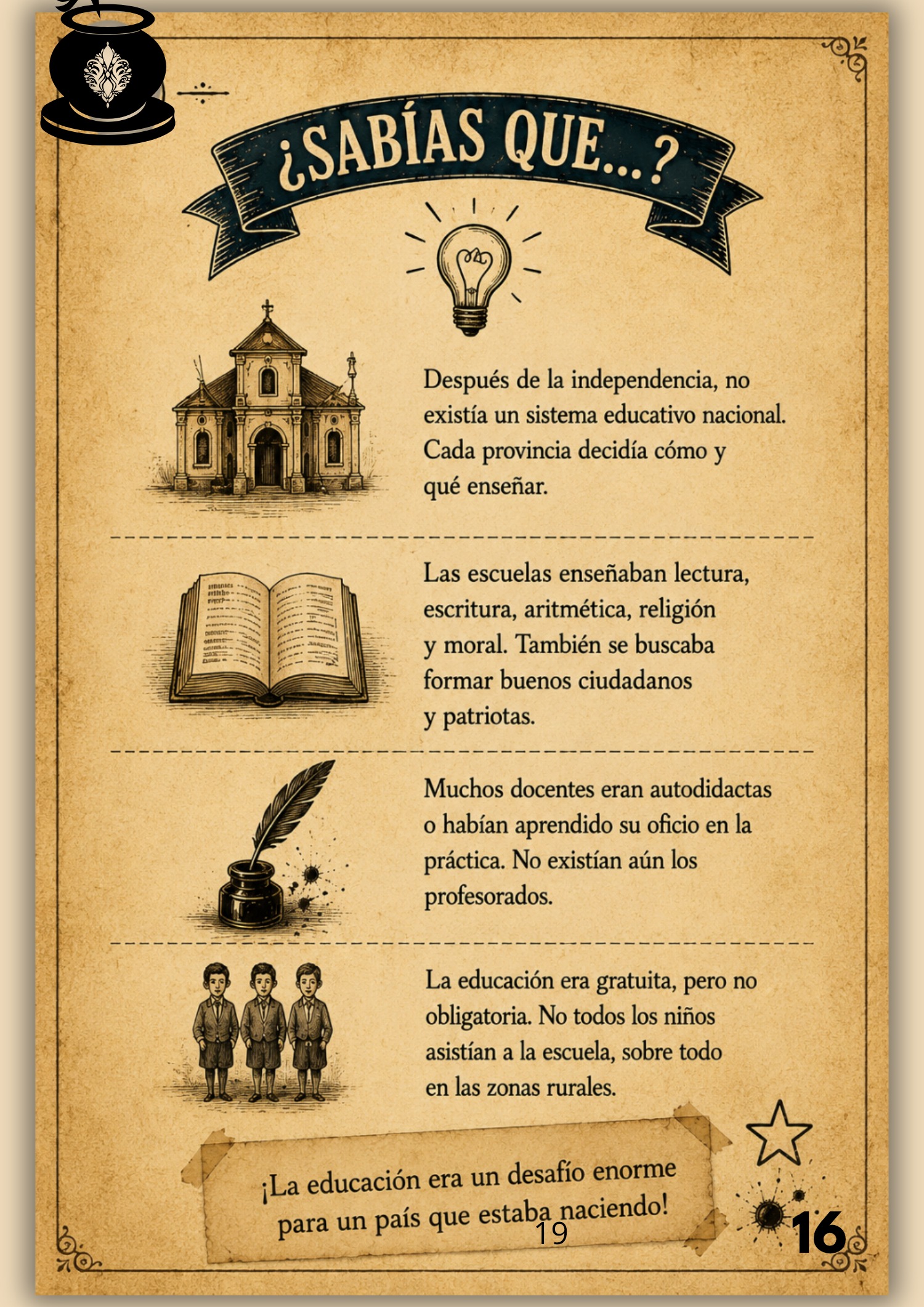 La educación entre ideas e independencia — page 19
